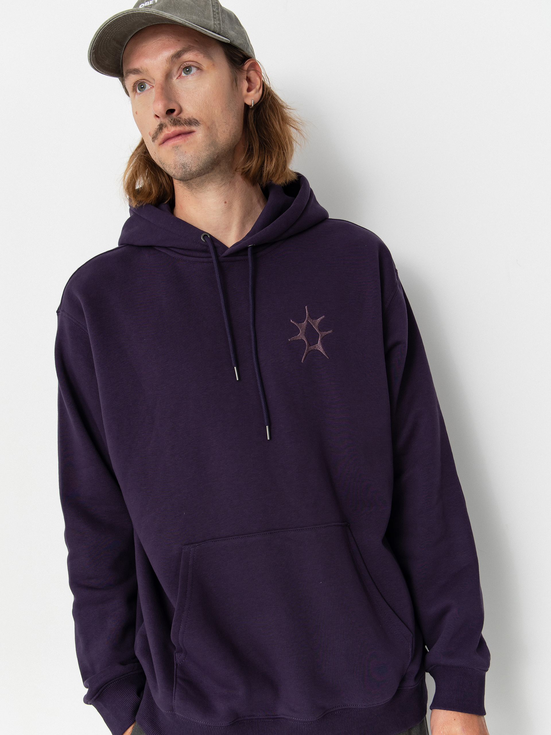 Суитшърт с качулка Volcom Watanite HD (dark purple)