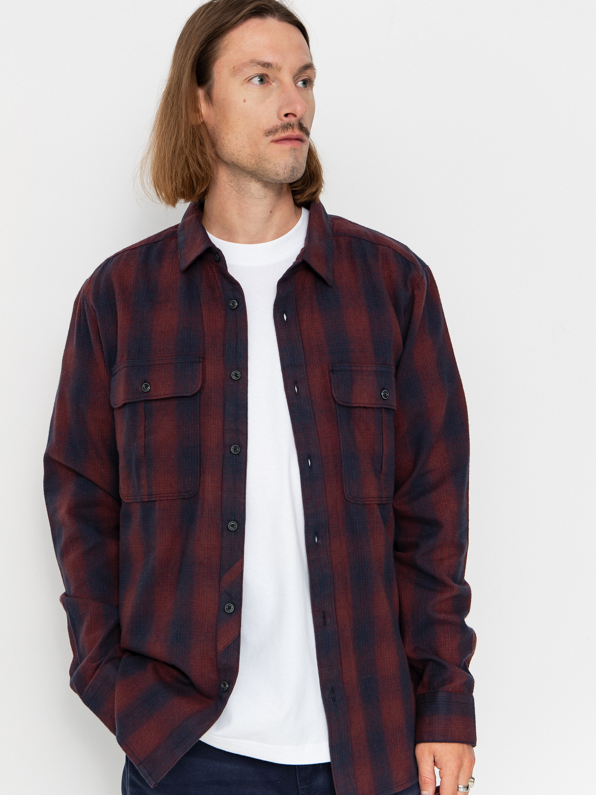 Риза Volcom Shadowstone Flannel (navy)