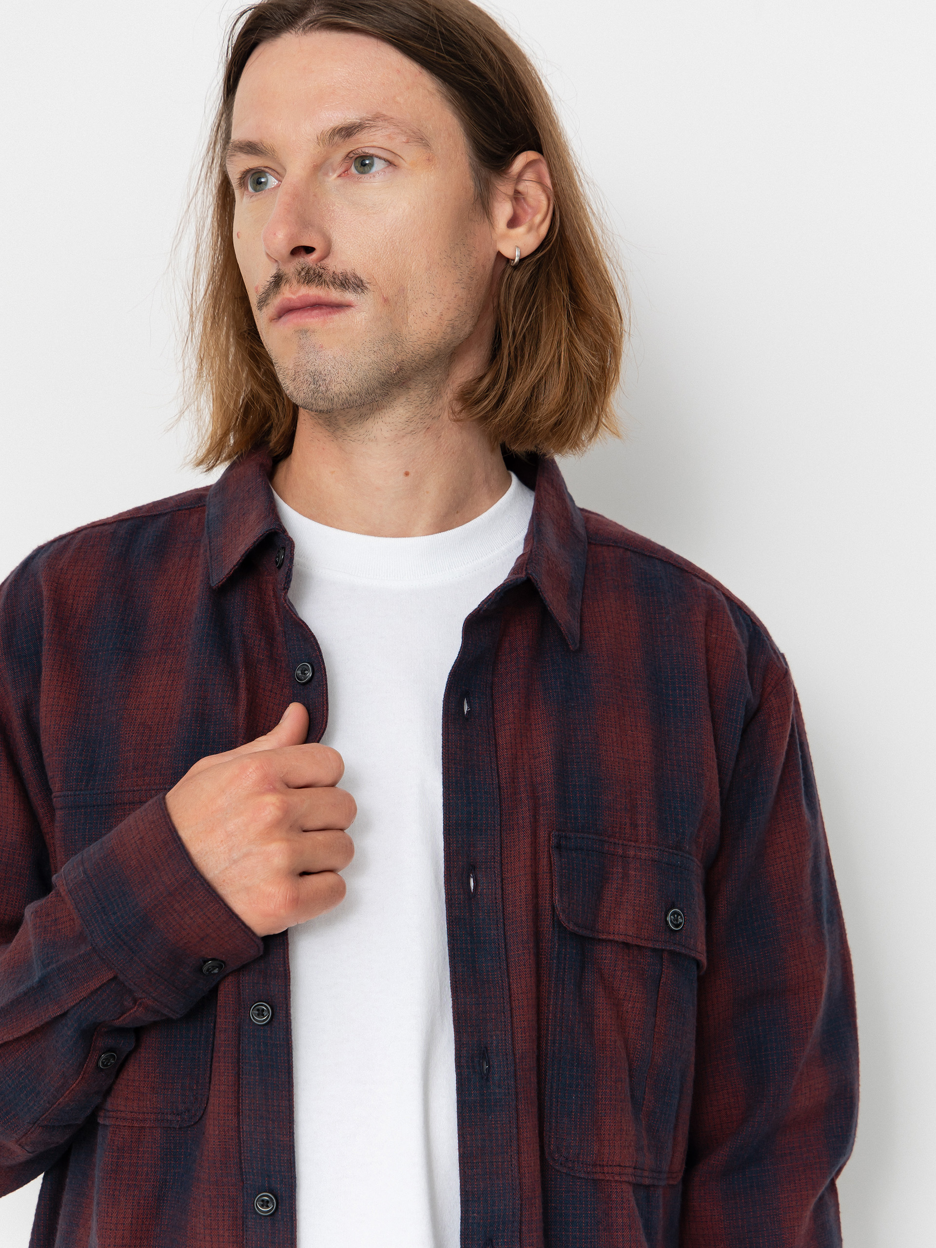 Риза Volcom Shadowstone Flannel (navy)