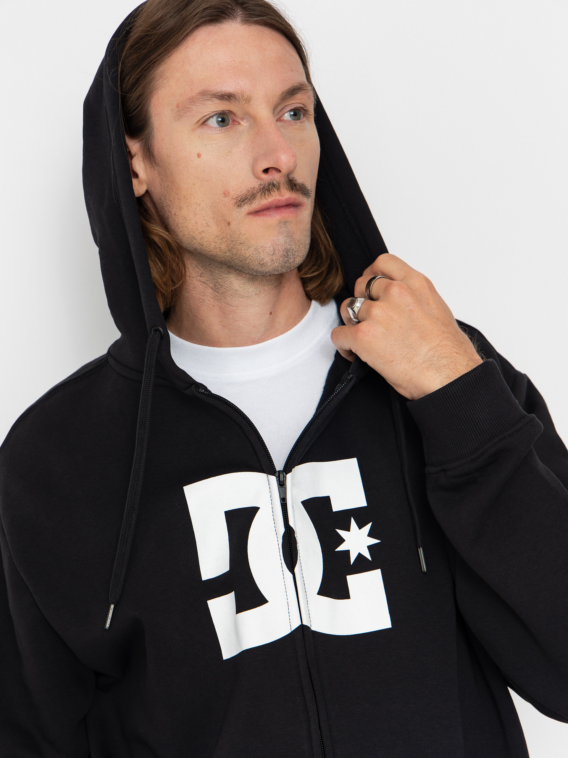 Суитшърт с качулка DC Star ZHD (black)