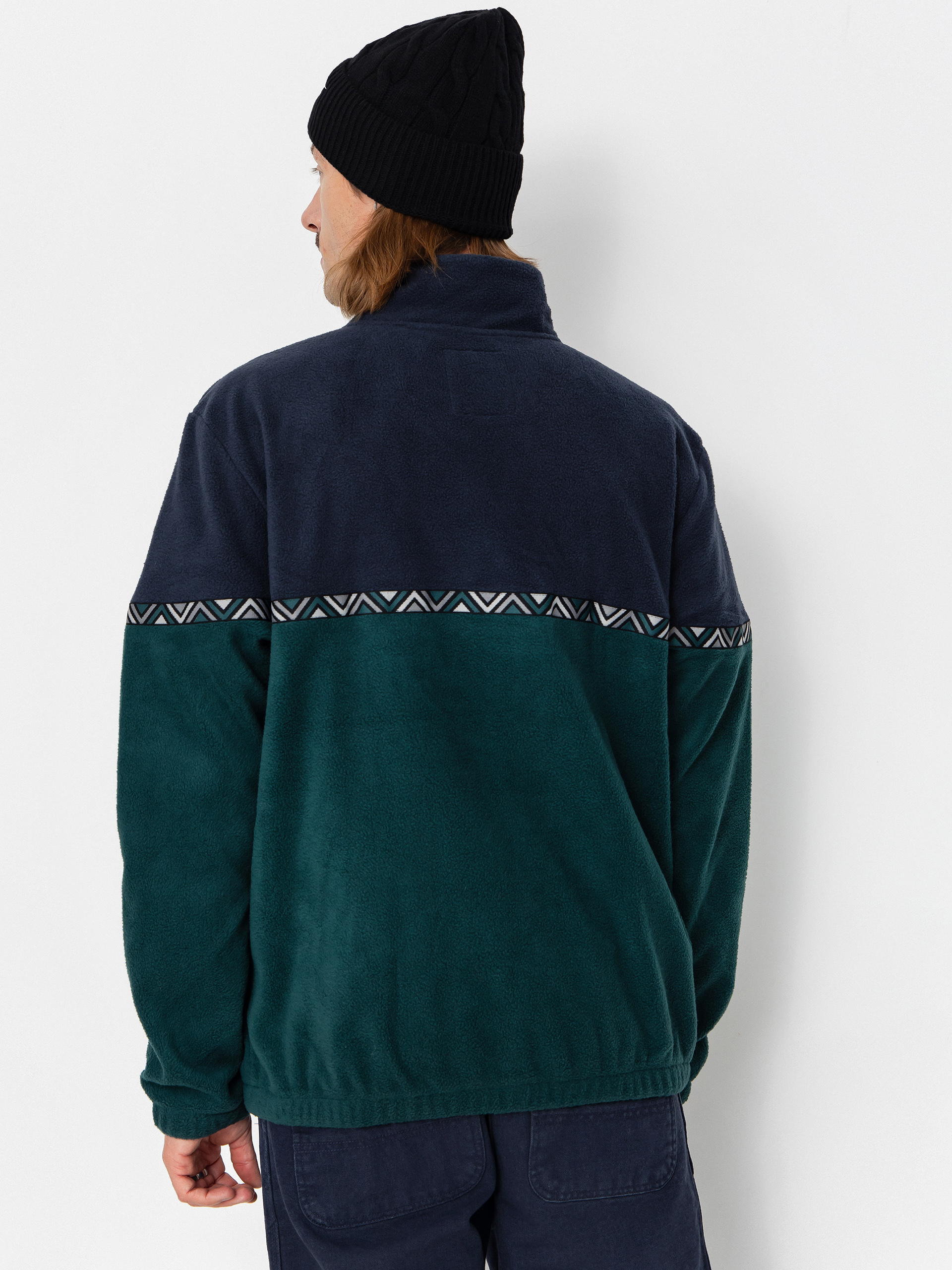 Мъжки Поларени суитшърт Iriedaily Monte Noe (blue green)