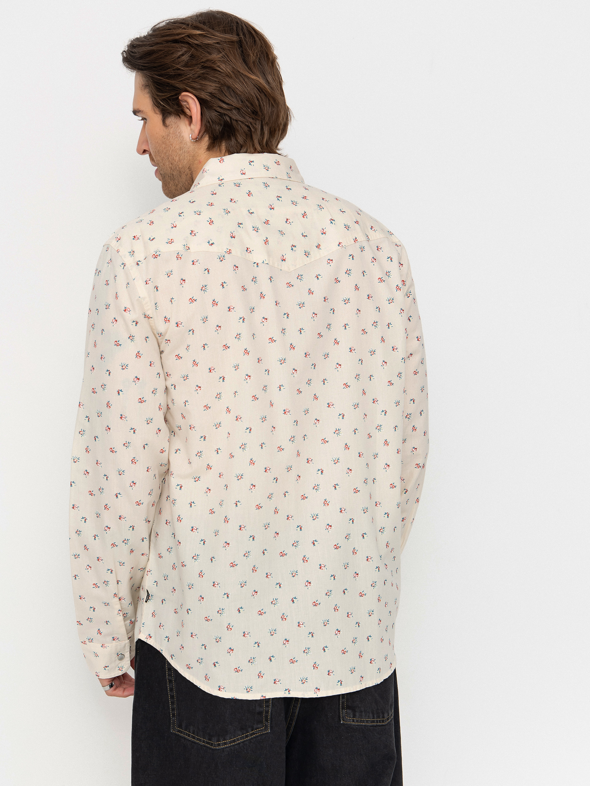 Риза Brixton Wayne Wvn Ls (whitecap)