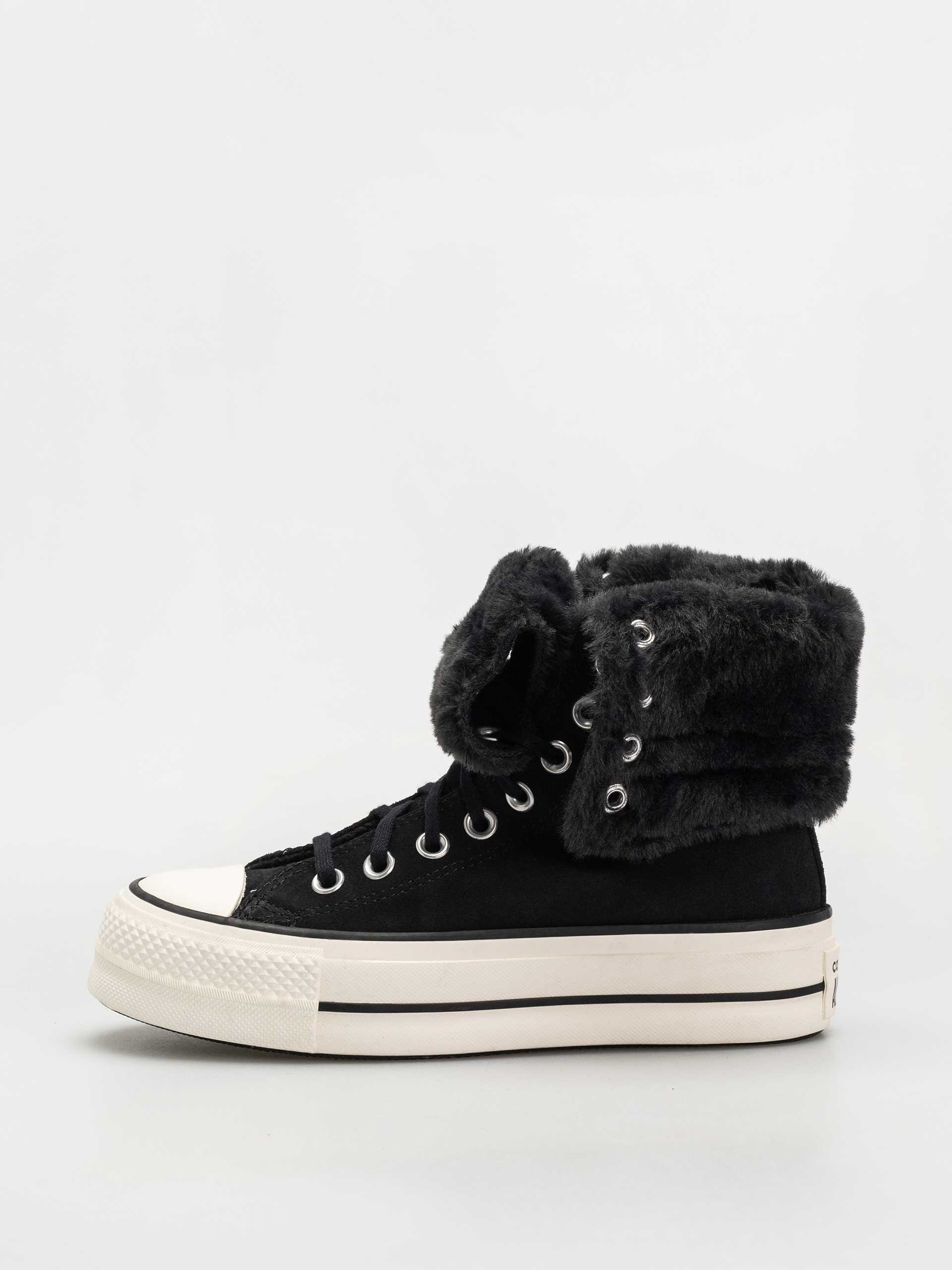 Кецове Converse Chuck Taylor All Star Fold Over Lift Wmn (black/black/black)