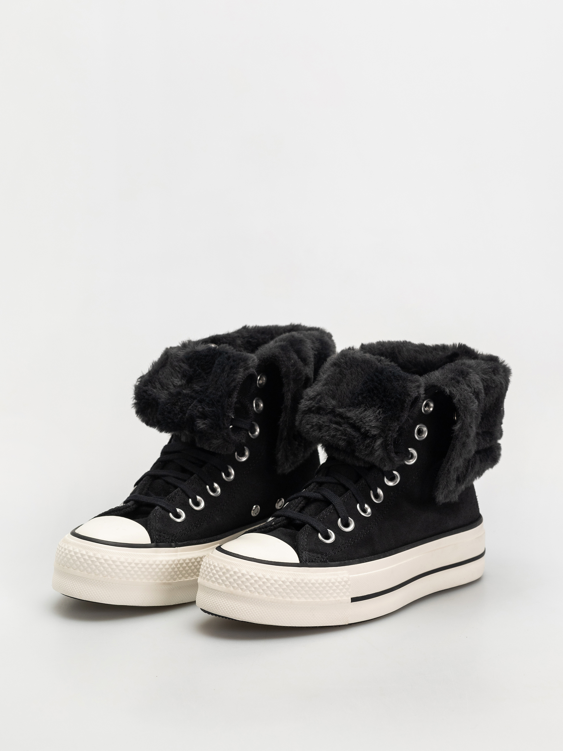 Кецове Converse Chuck Taylor All Star Fold Over Lift Wmn (black/black/black)