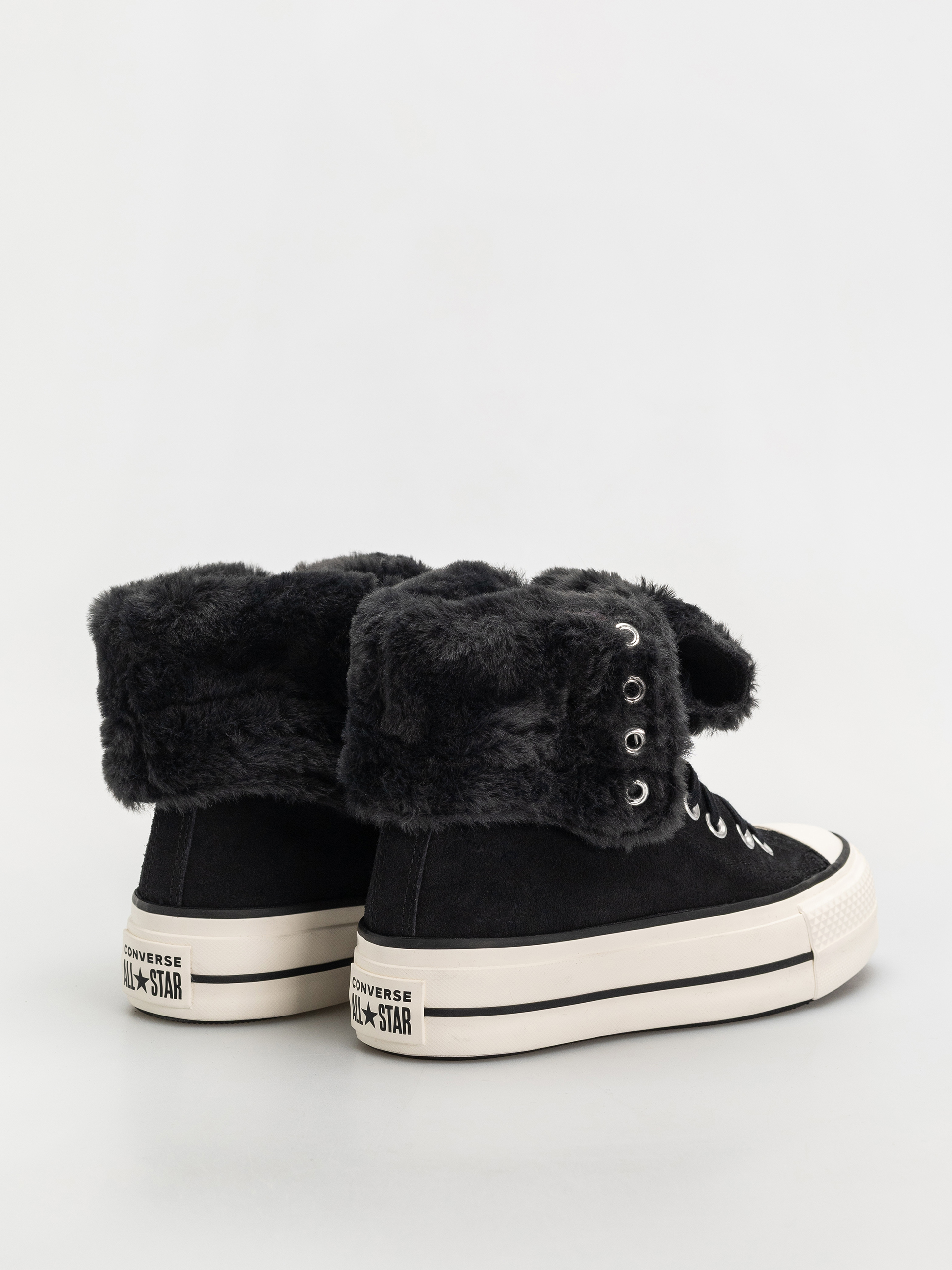 Кецове Converse Chuck Taylor All Star Fold Over Lift Wmn (black/black/black)