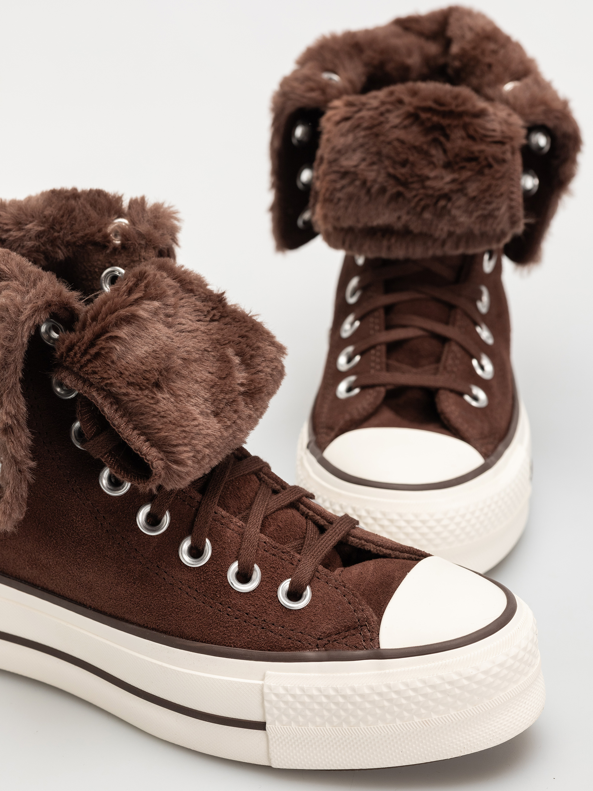 Кецове Converse Chuck Taylor All Star Fold Over Lift Wmn (totally fudged)