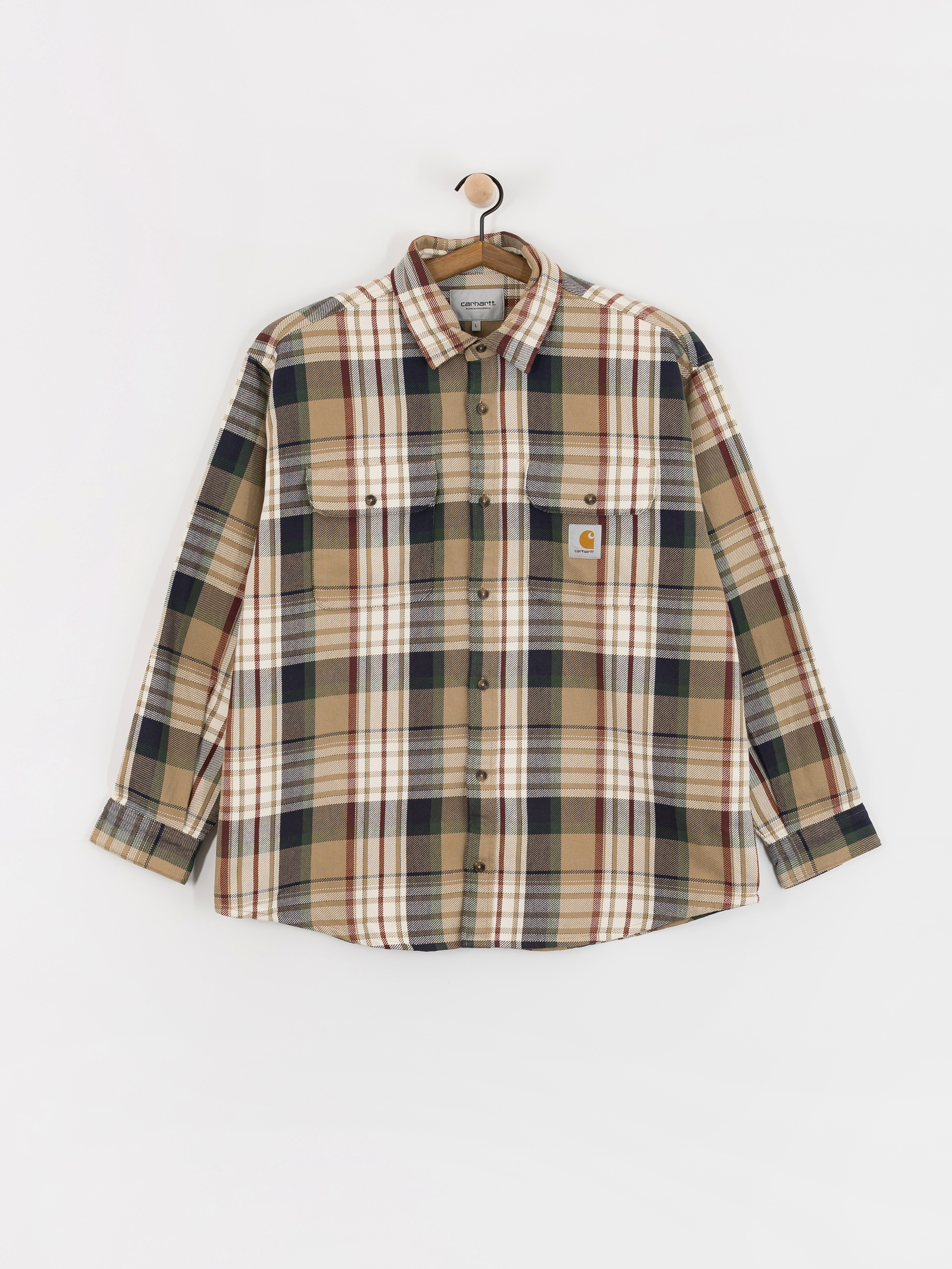 Риза Carhartt WIP Tamblyn (tamblyn check/leather)