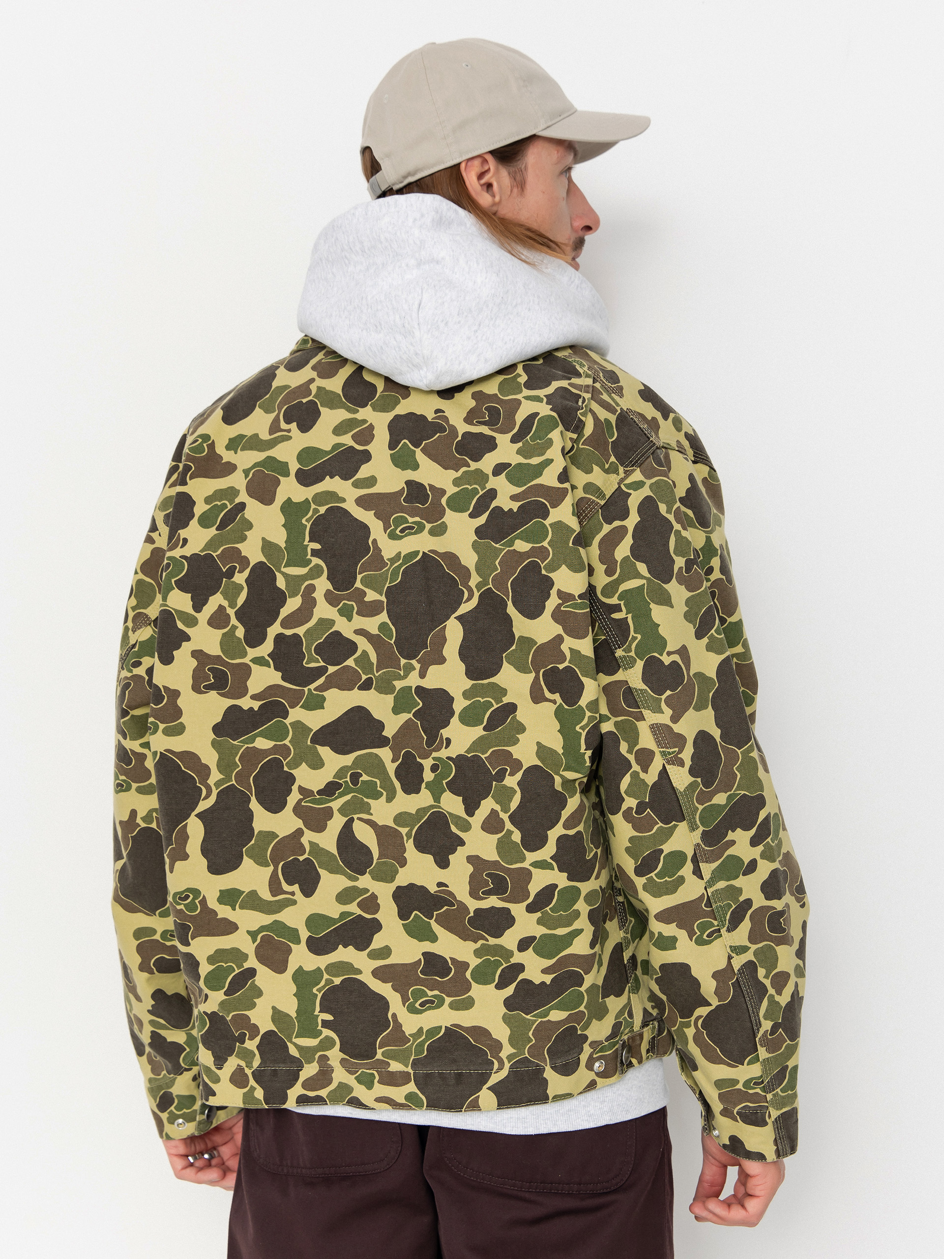 Яке Carhartt WIP Duck Detroit (camo duck/green/stone washed)