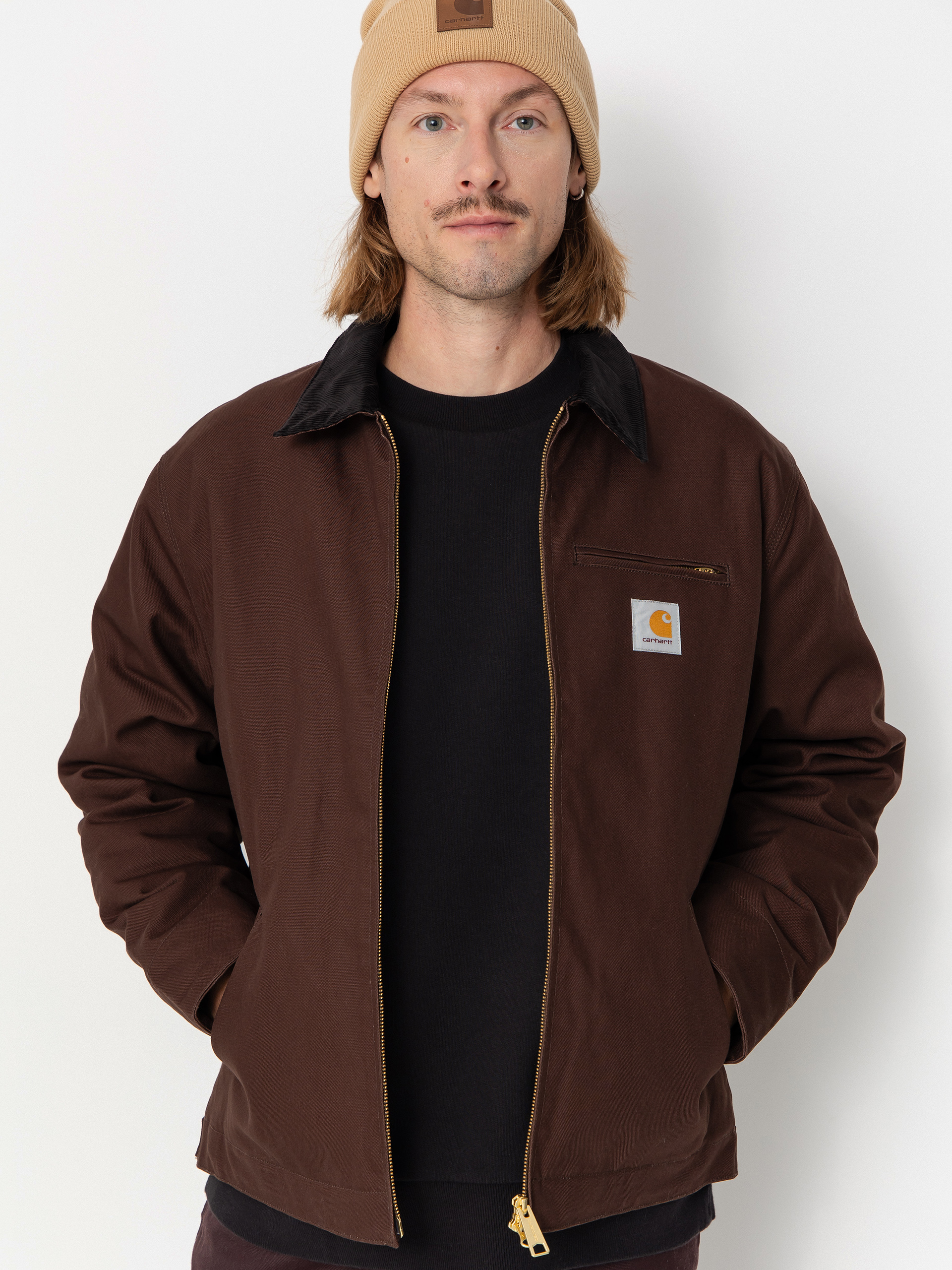 Яке Carhartt WIP Detroit (tobacco/black/rigid)
