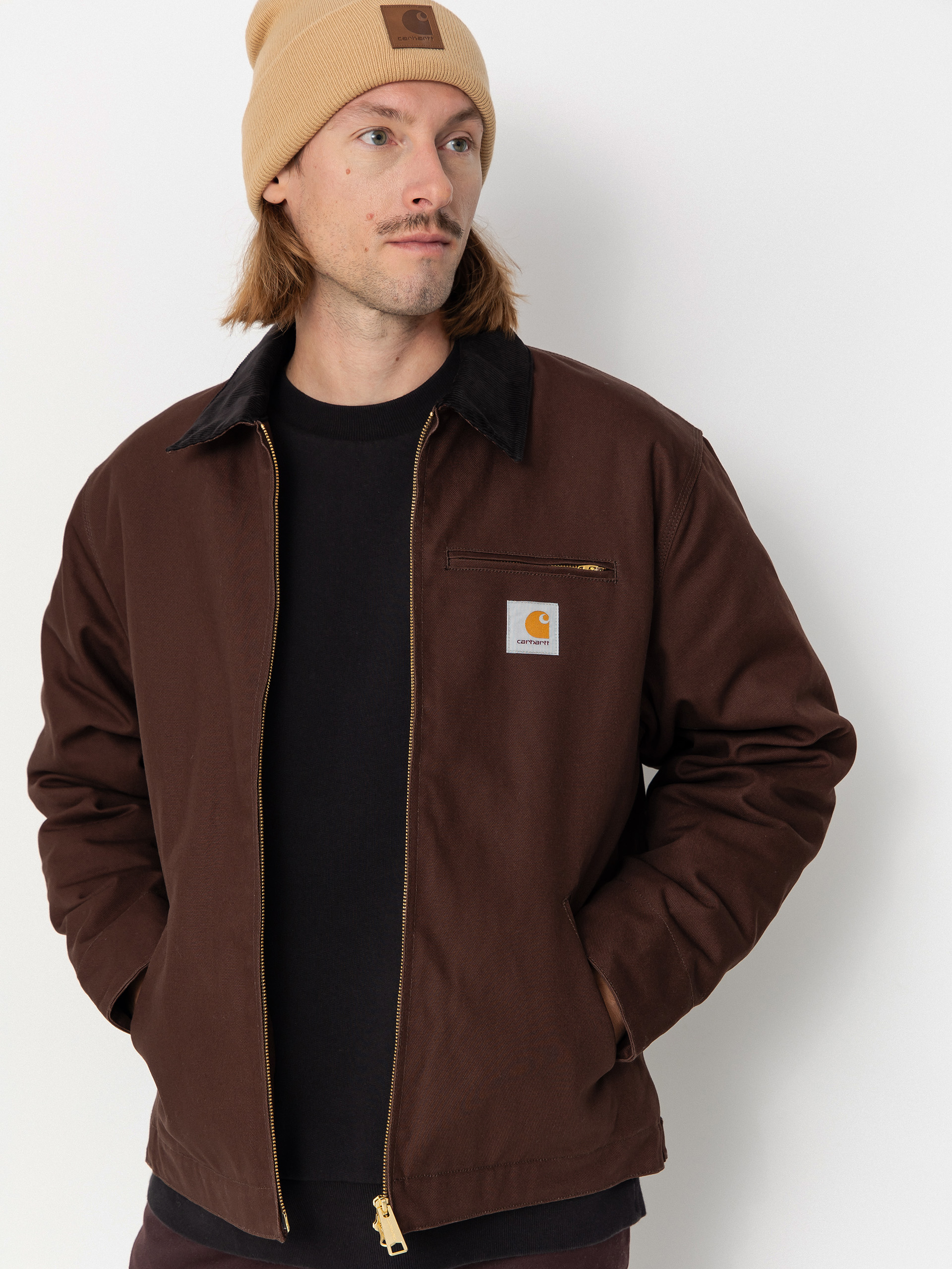 Яке Carhartt WIP Detroit (tobacco/black/rigid)