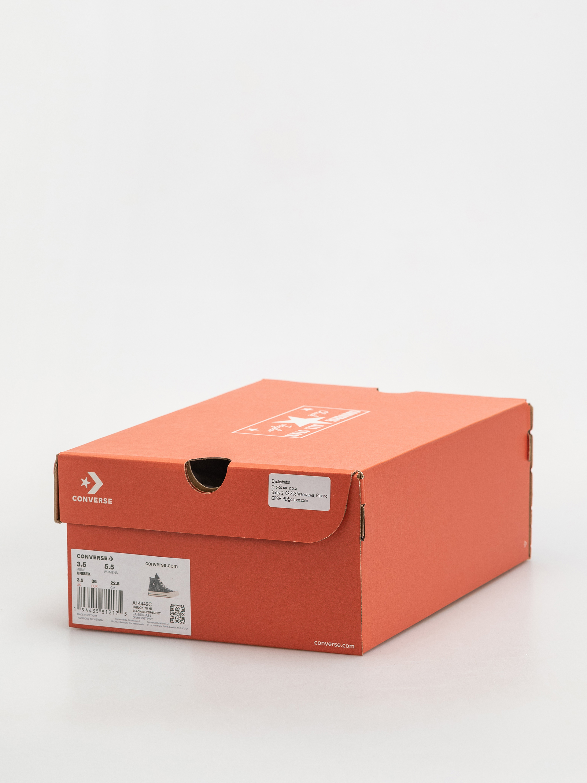 Кецове Converse Chuck 70 Hi (black/silver/egret)