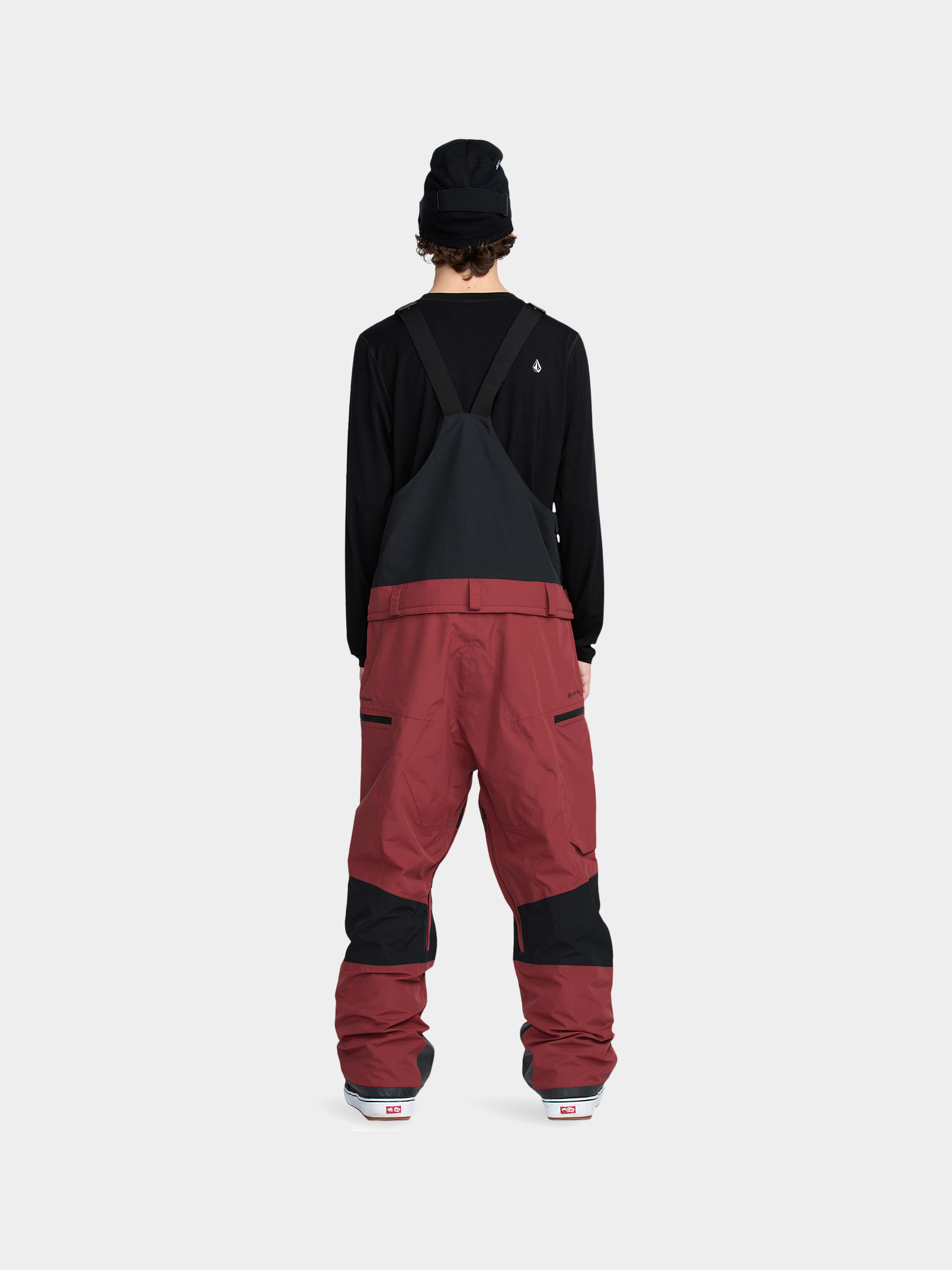 Мъжко Сноуборд панталони Volcom Rain Gore Tex Bib Overall (burnt red)