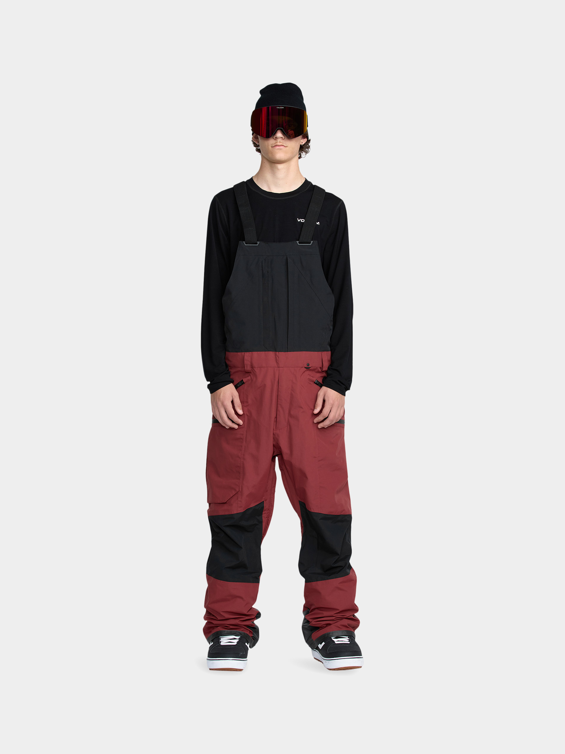 Сноуборд панталони Volcom Rain Gore Tex Bib Overall (burnt red)