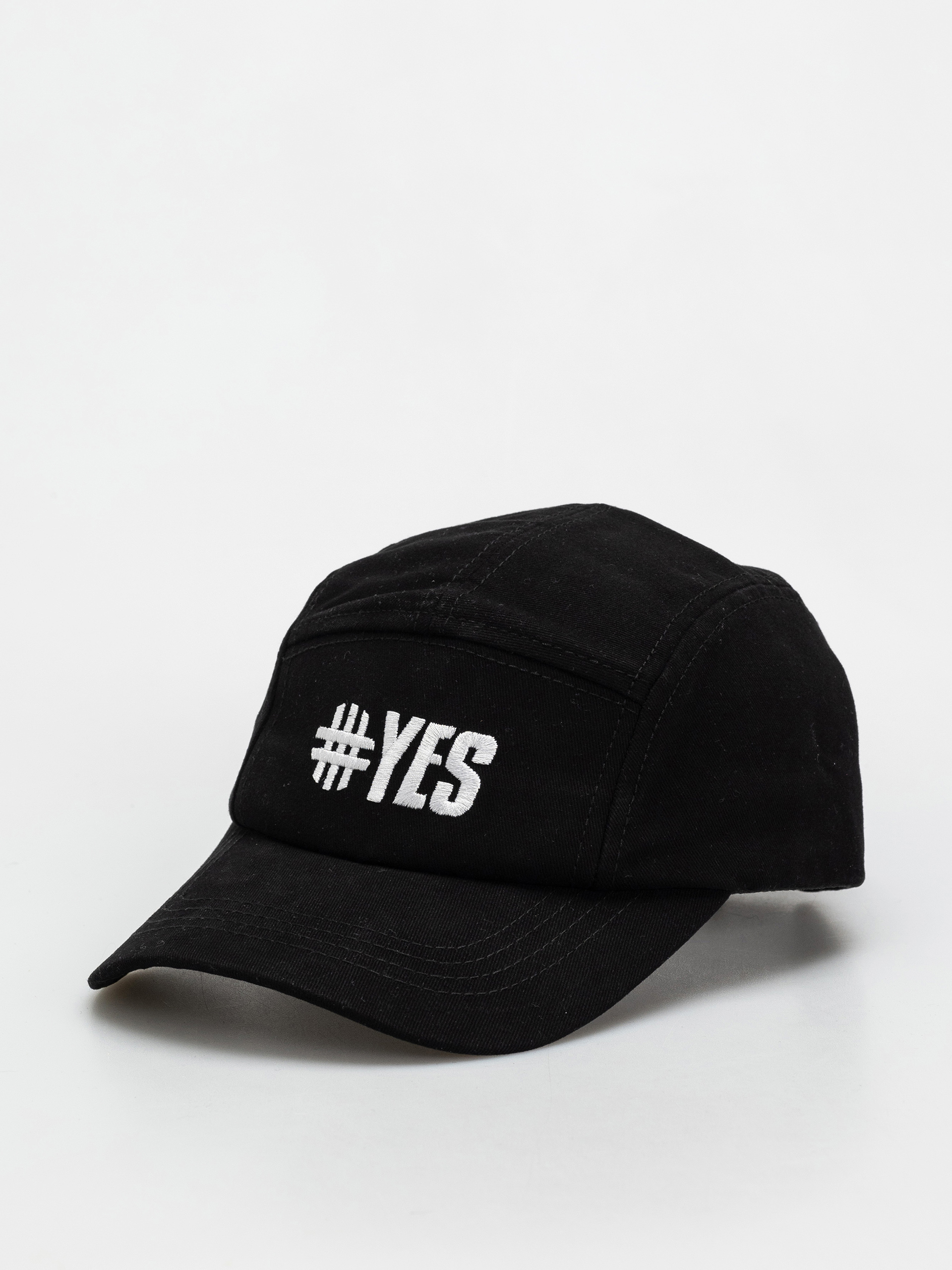 Шапка с козирка Yes 5 Pannel (black)