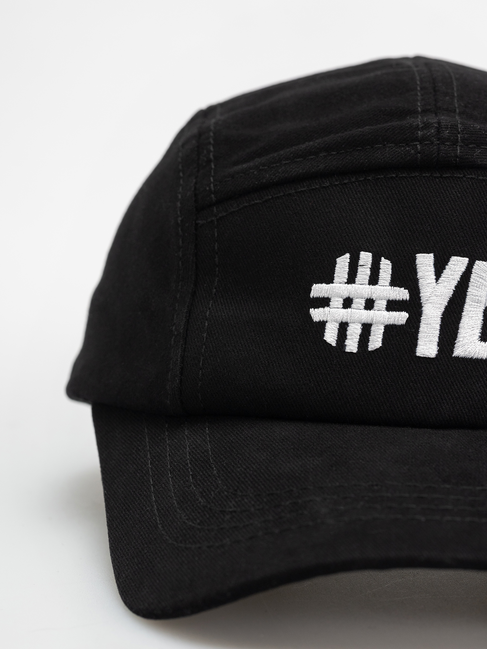 Шапка с козирка Yes 5 Pannel (black)