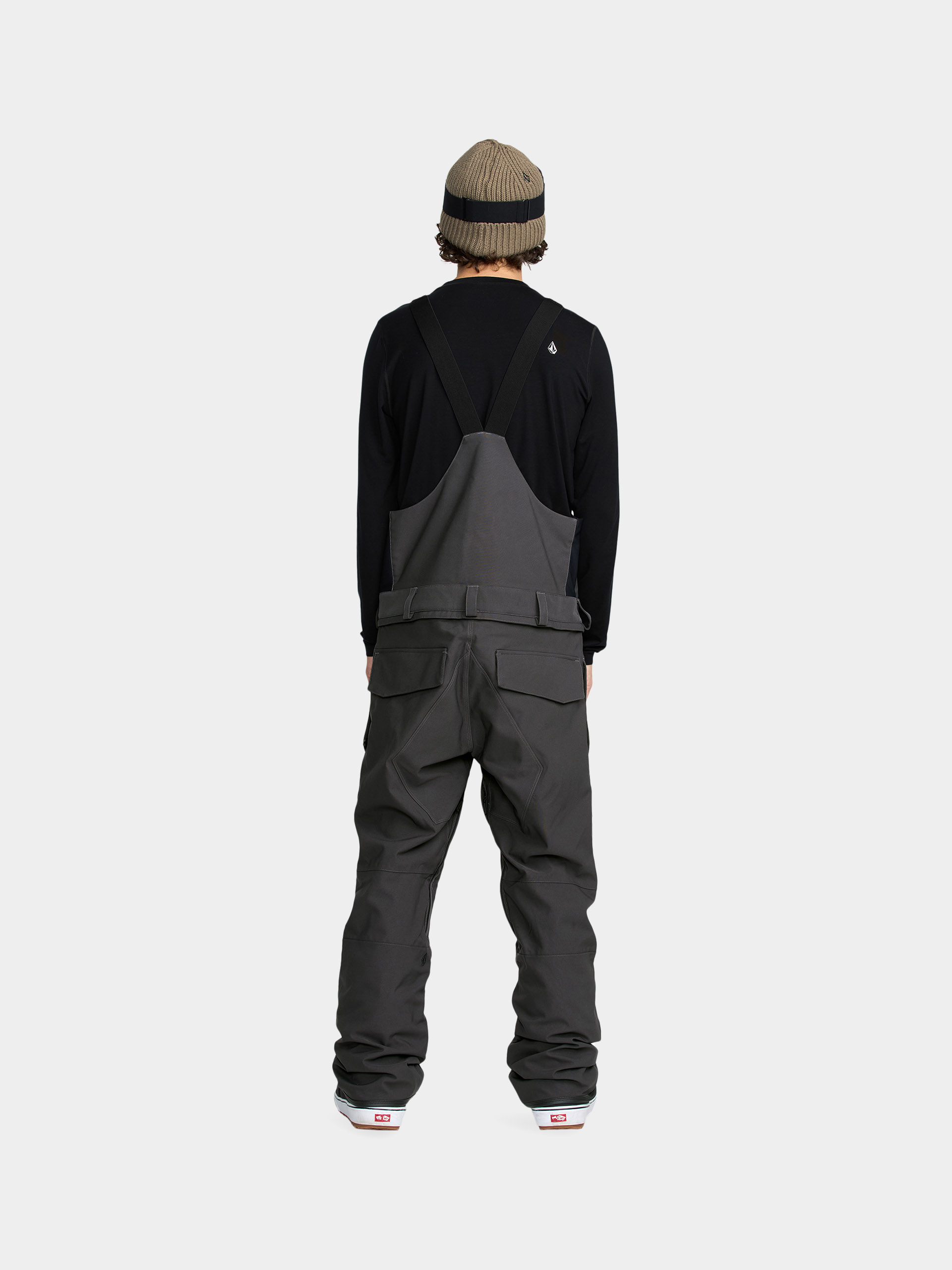 Мъжко Сноуборд панталони Volcom Roan Bib Overall (dark grey)