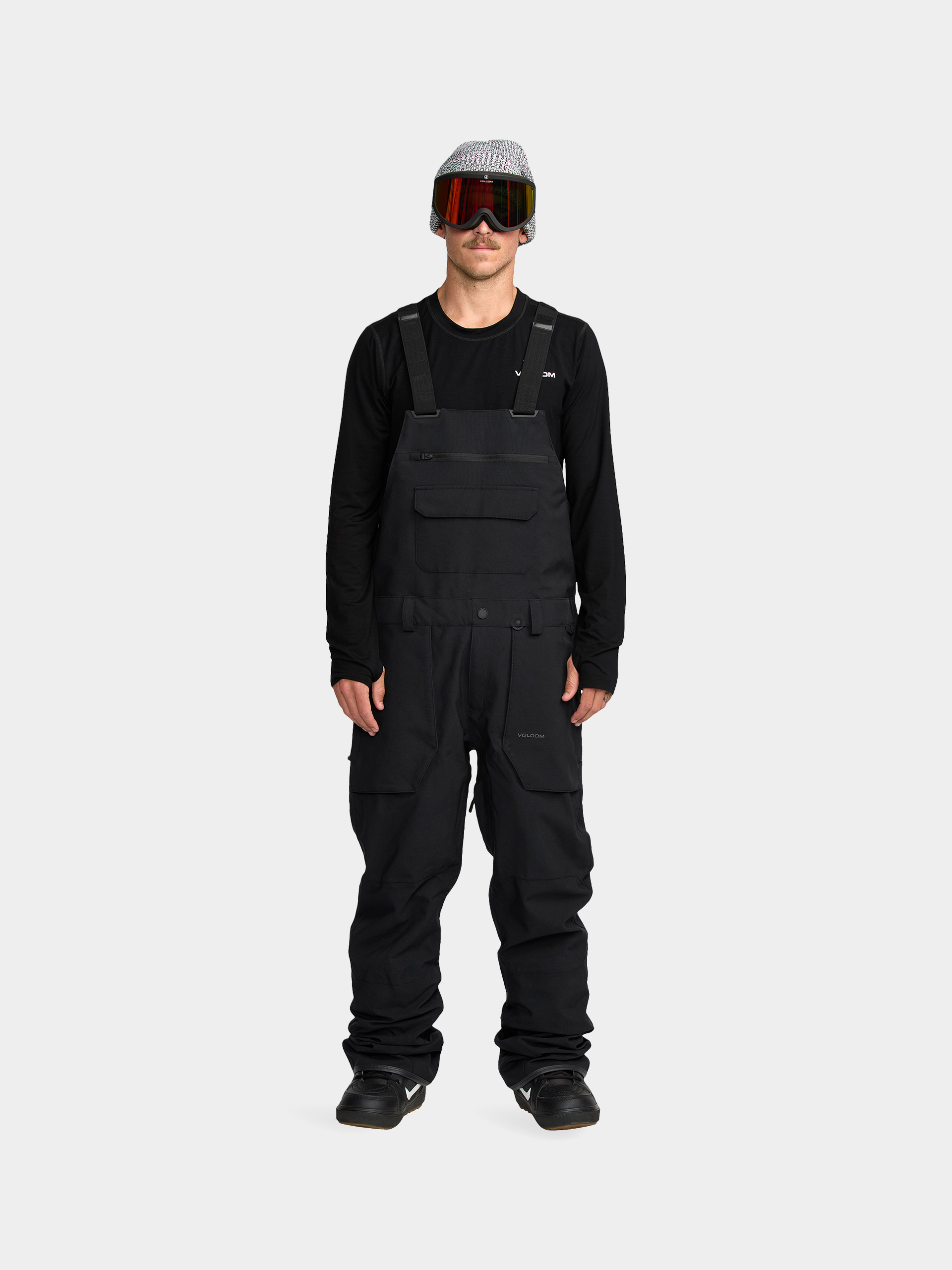 Сноуборд панталони Volcom Roan Bib Overall (black)
