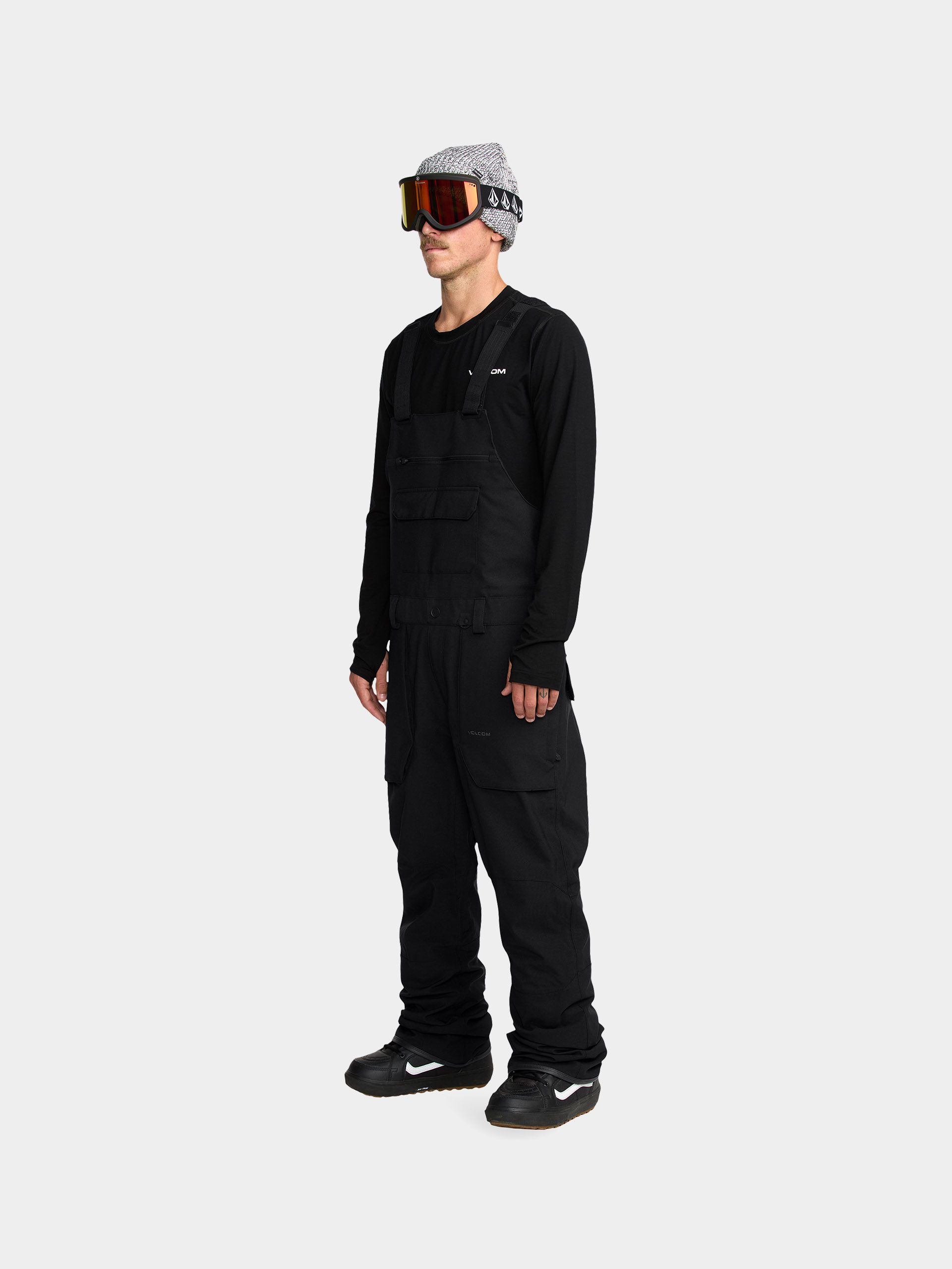 Мъжко Сноуборд панталони Volcom Roan Bib Overall (black)