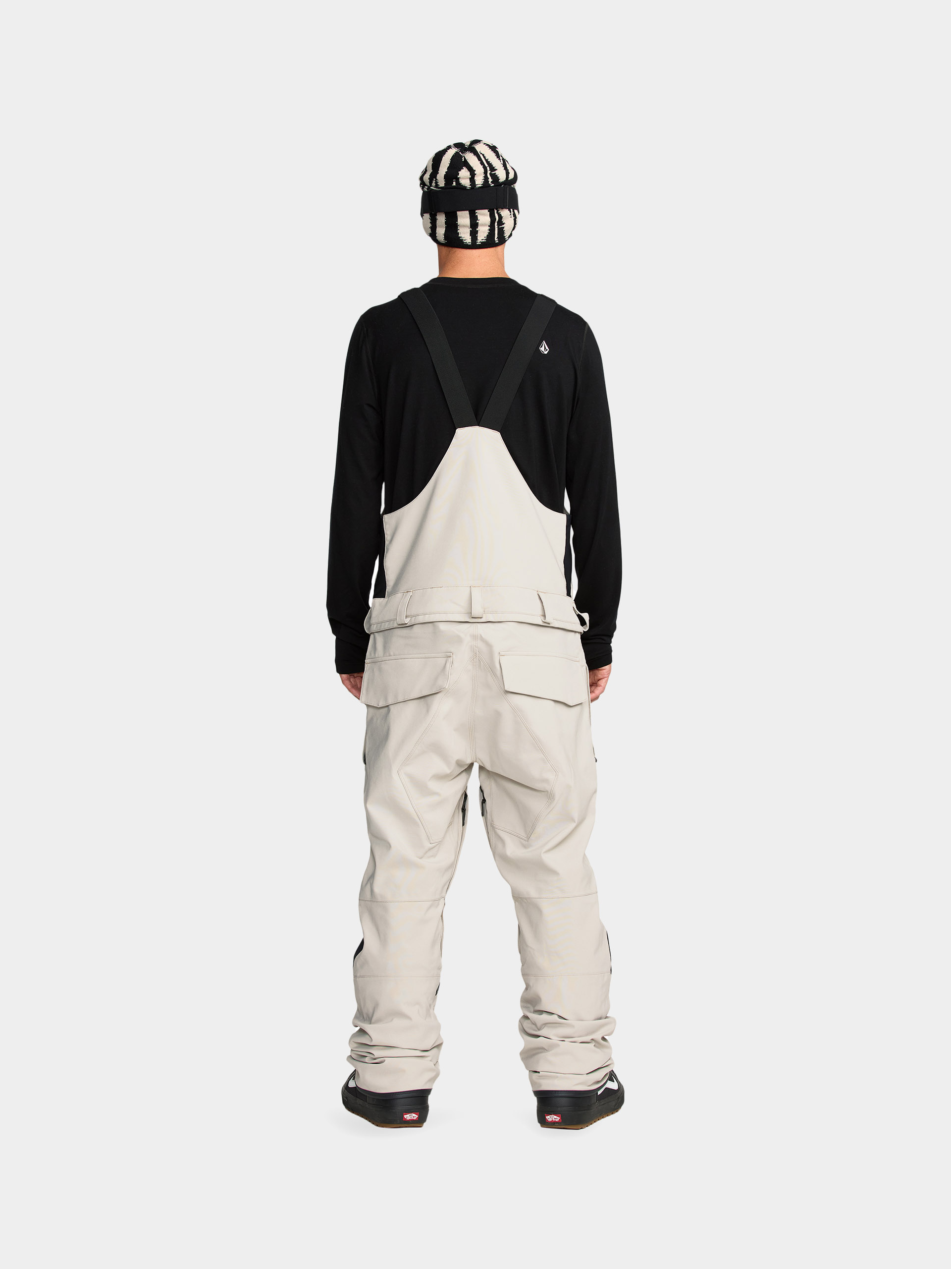 Мъжко Сноуборд панталони Volcom Roan Bib Overall (stone)