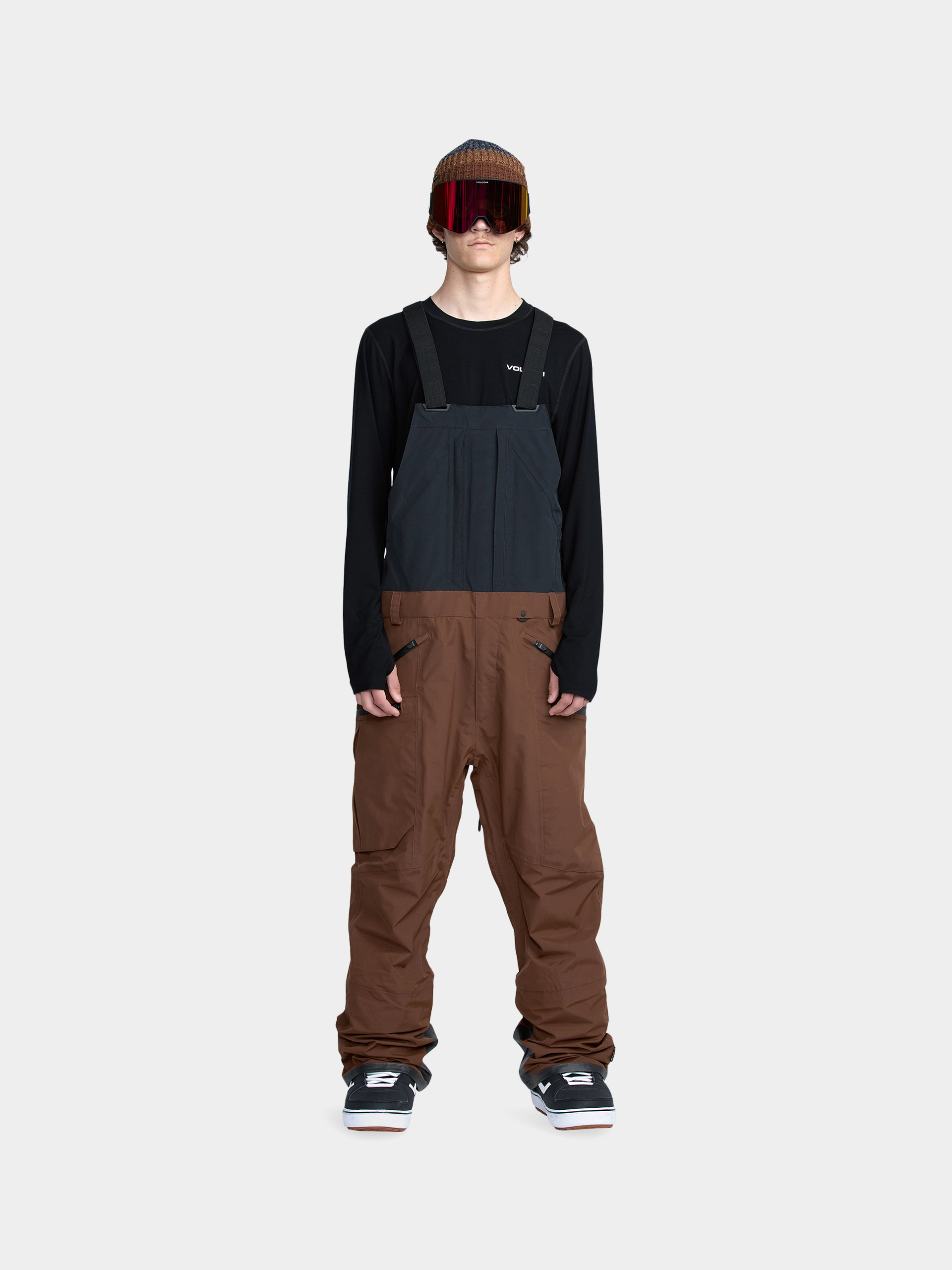 Сноуборд панталони Volcom Rain Gore Tex Bib Overall (brown)