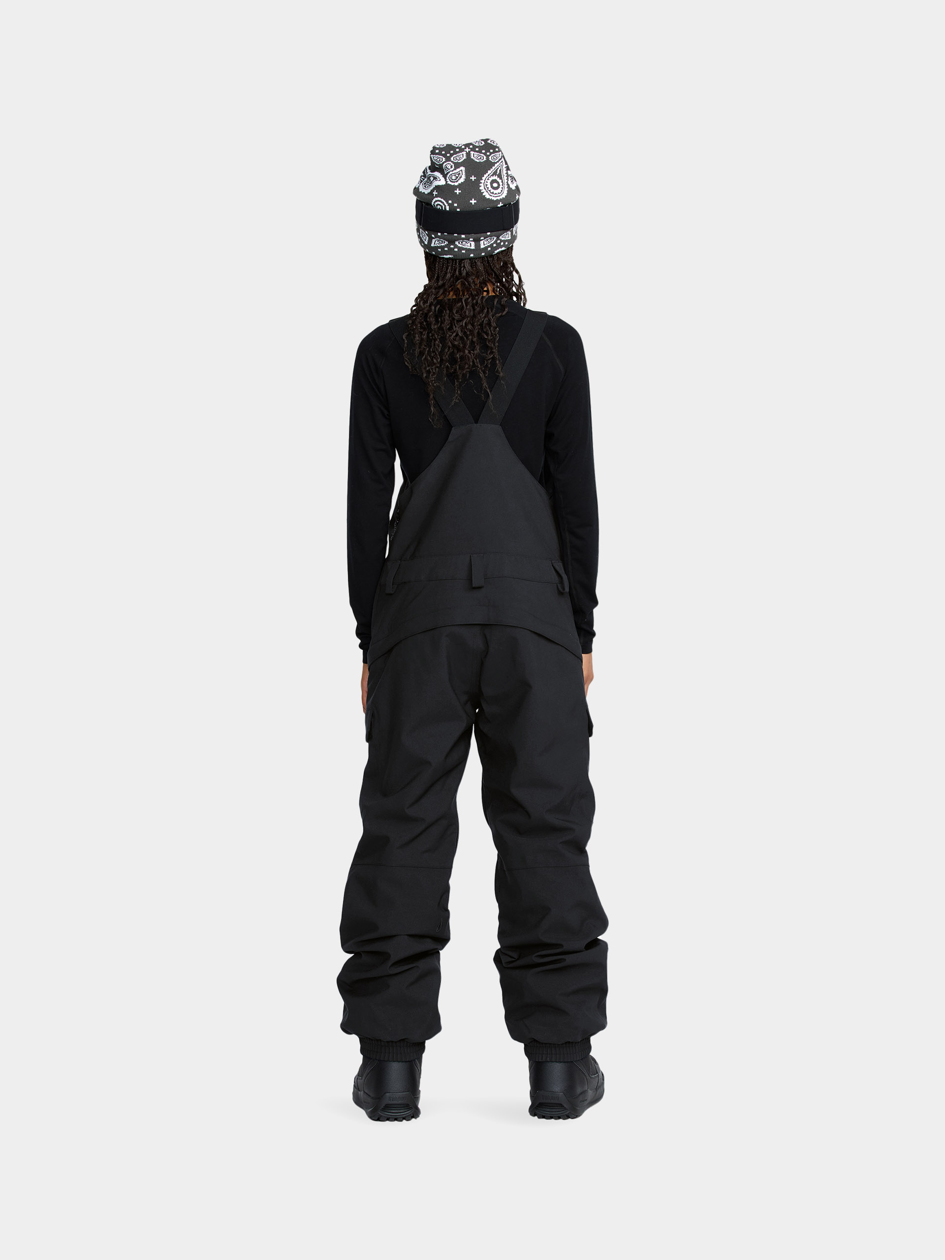 Дамско Сноуборд панталони Volcom Creston 3D Stretch Bib Overall (black)