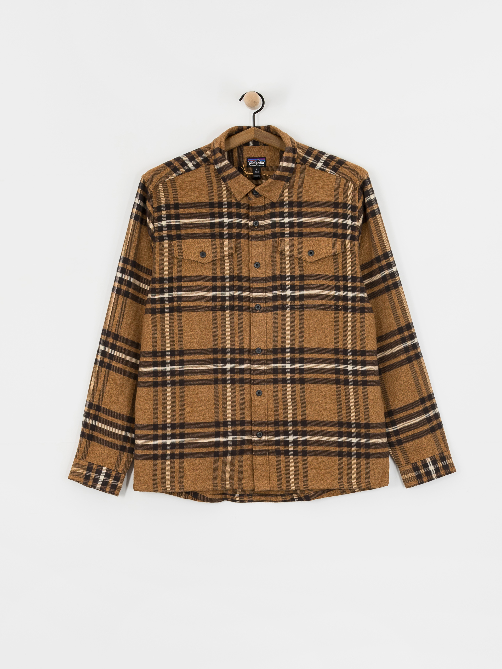 Риза Patagonia Fjord Flannel (catch deer brown)