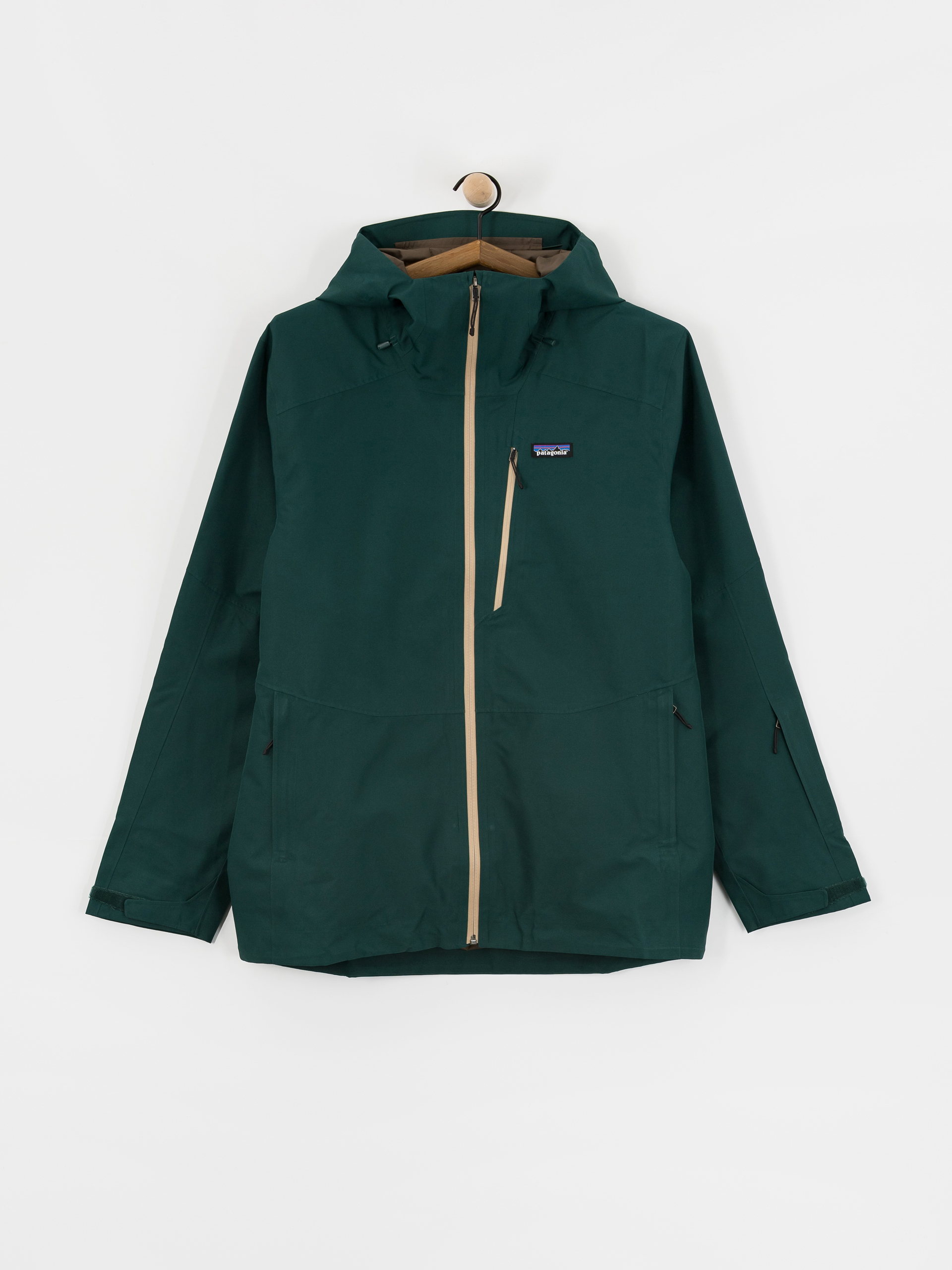 Мъжки Сноуборд яке Patagonia Powder Town (cascade green)