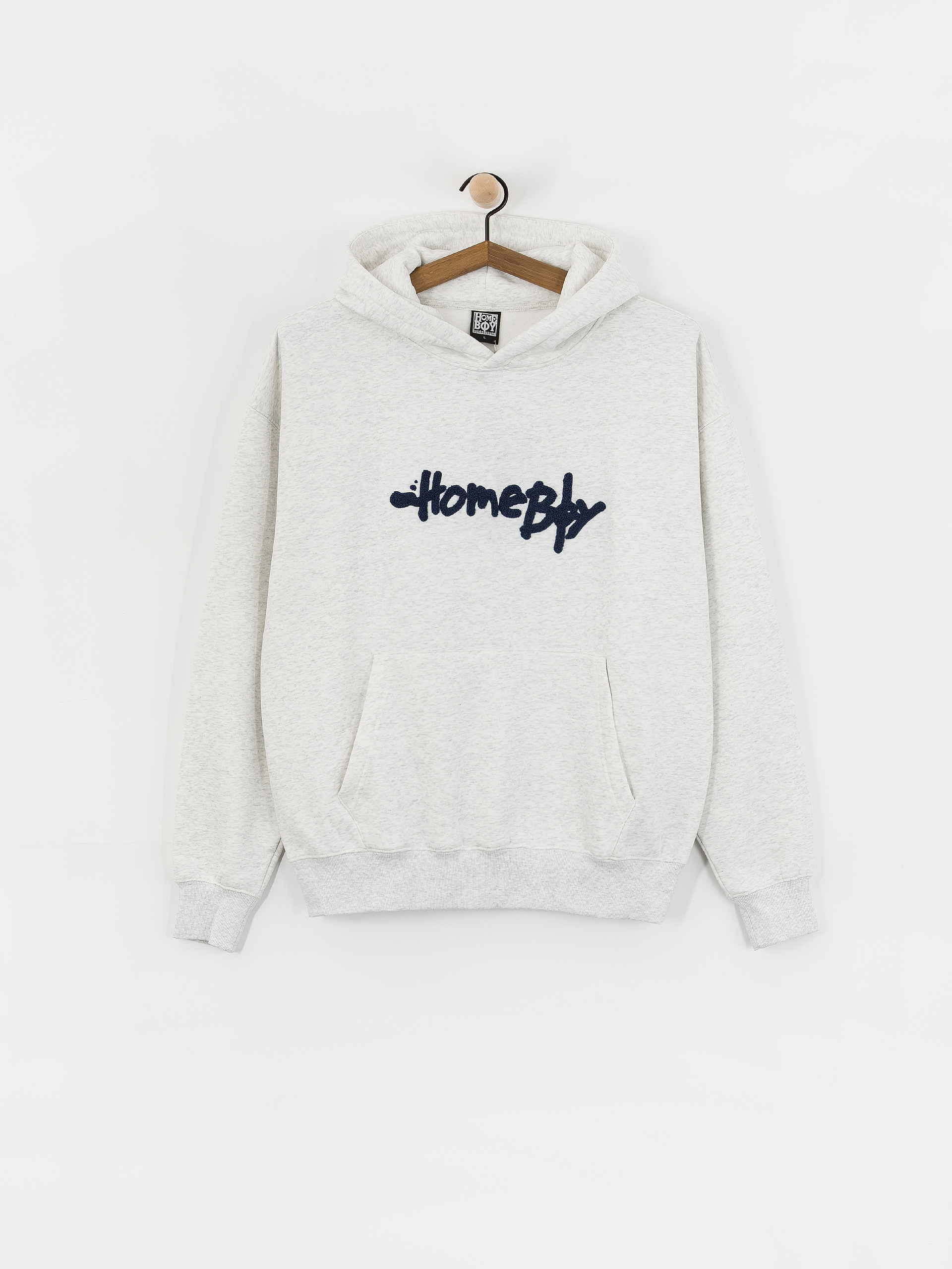 Суитшърт с качулка Homeboy Pencil Chenille HD (grey heather)