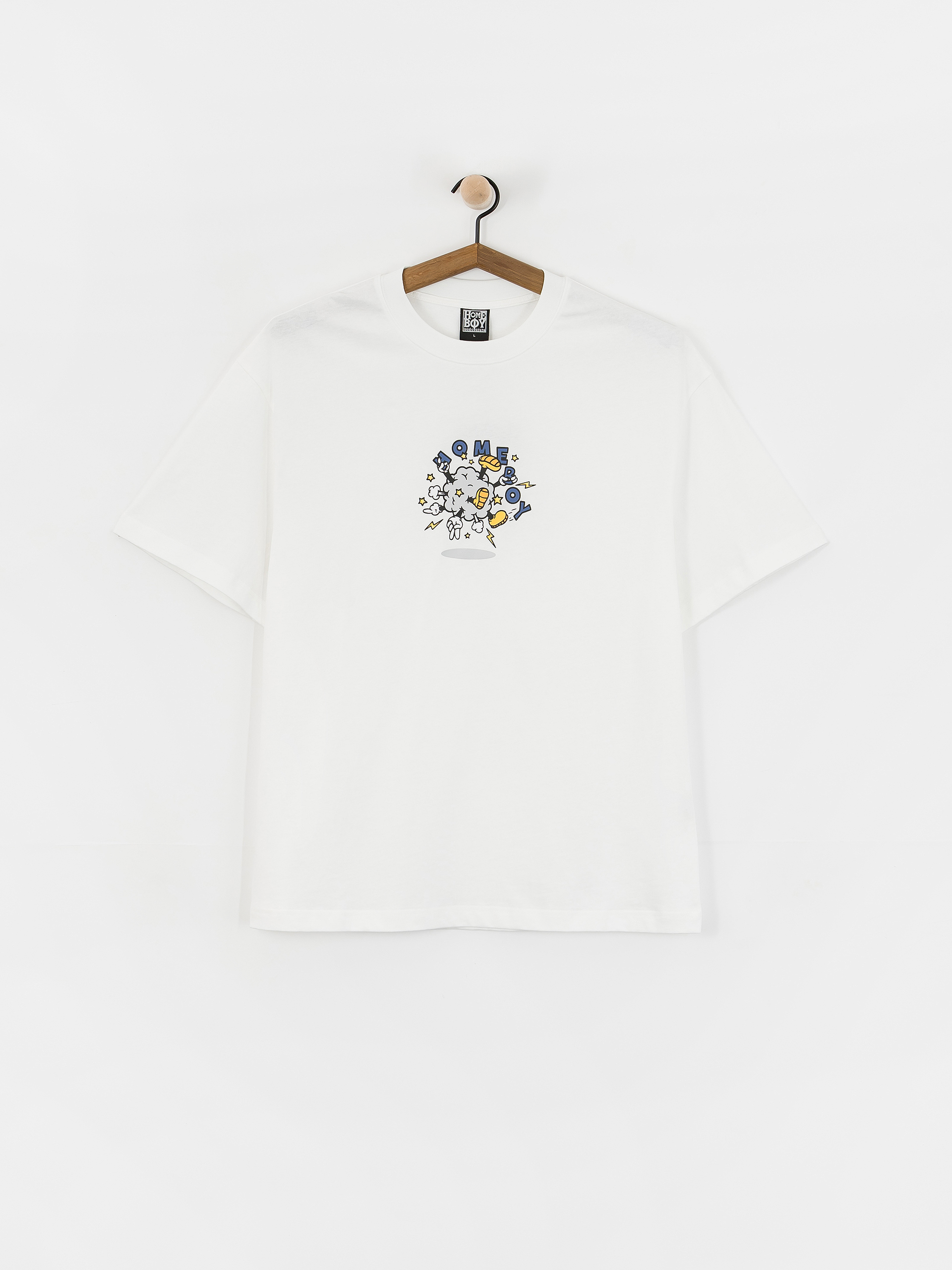 Тениска Homeboy Fight Cloud (white)