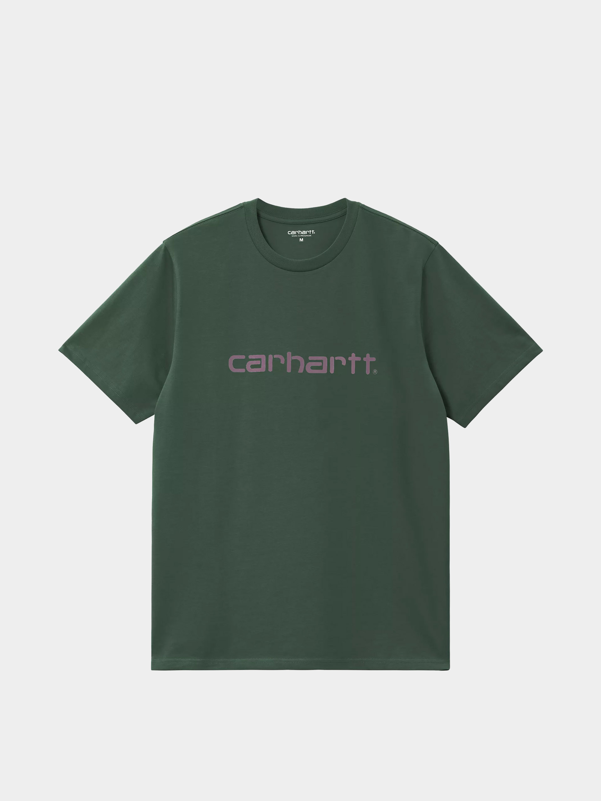 Тениска Carhartt WIP Script (sycamore tree/phlox)