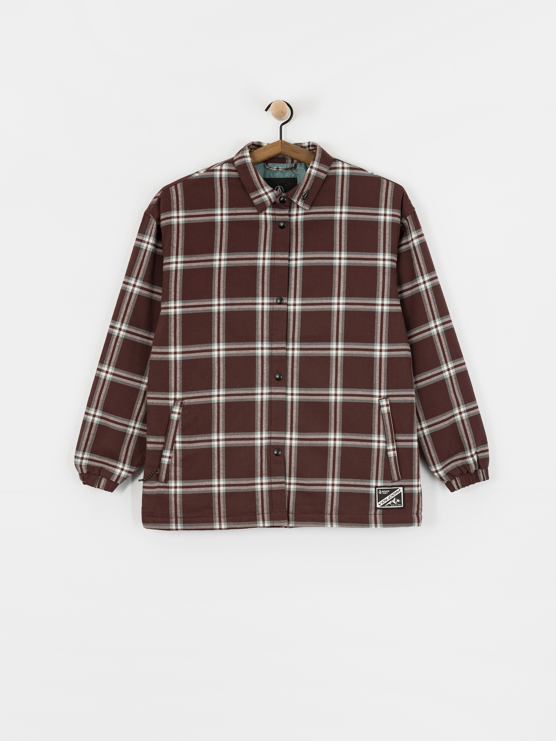 Дамска Яке Volcom Ins Riding Flannel (oxblood)