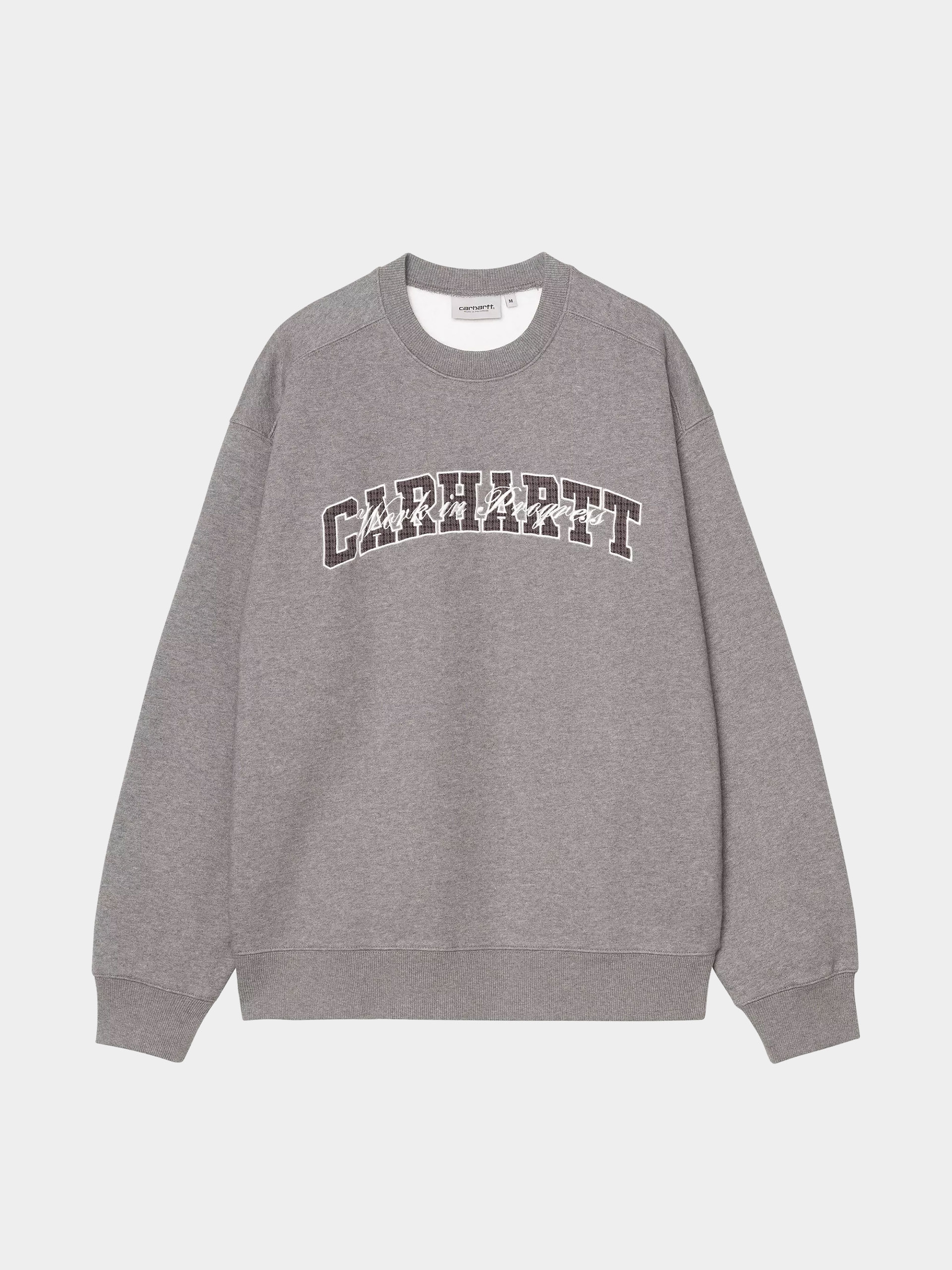 Суитшърт Carhartt WIP Big School (dark grey heather)