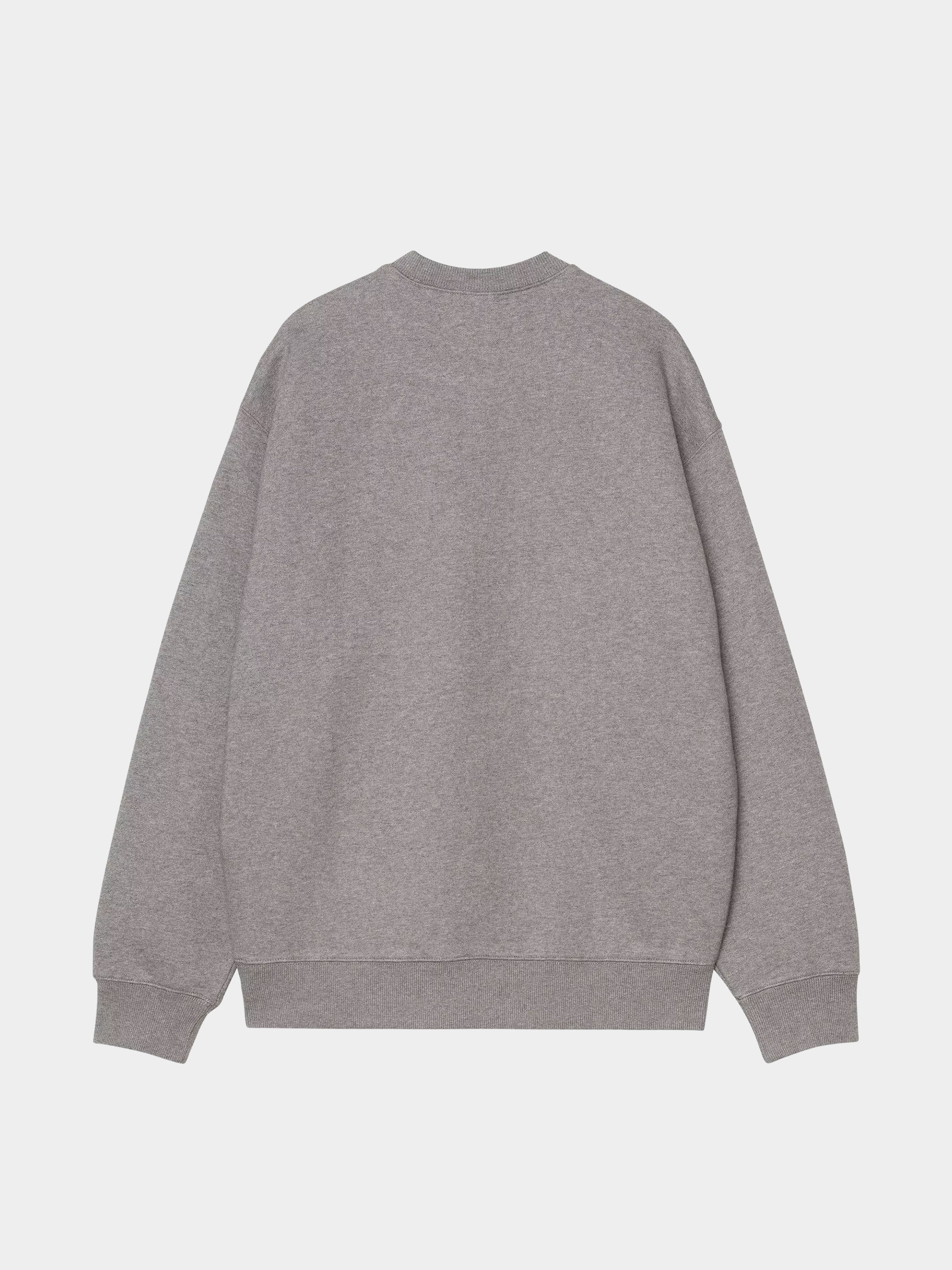 Суитшърт Carhartt WIP Big School (dark grey heather)