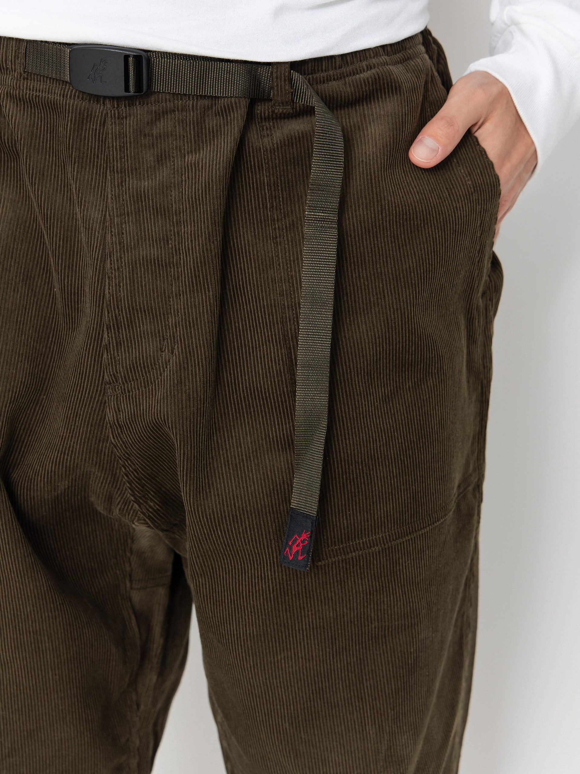 Панталони Gramicci Corduroy Loose Tapered Ridge (olive)