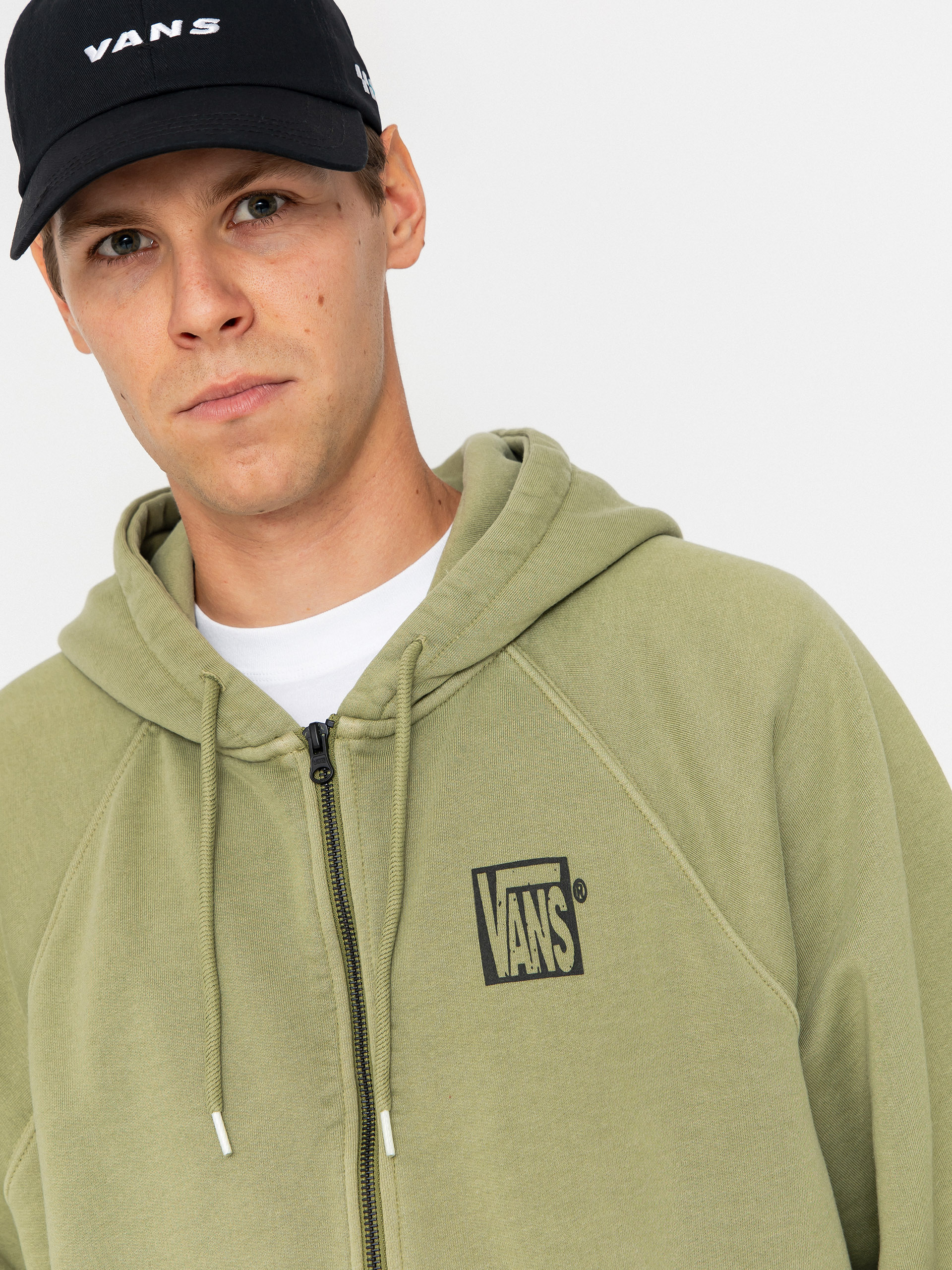 Суитшърт Vans Mte Teamteam Full Zip (loden green)
