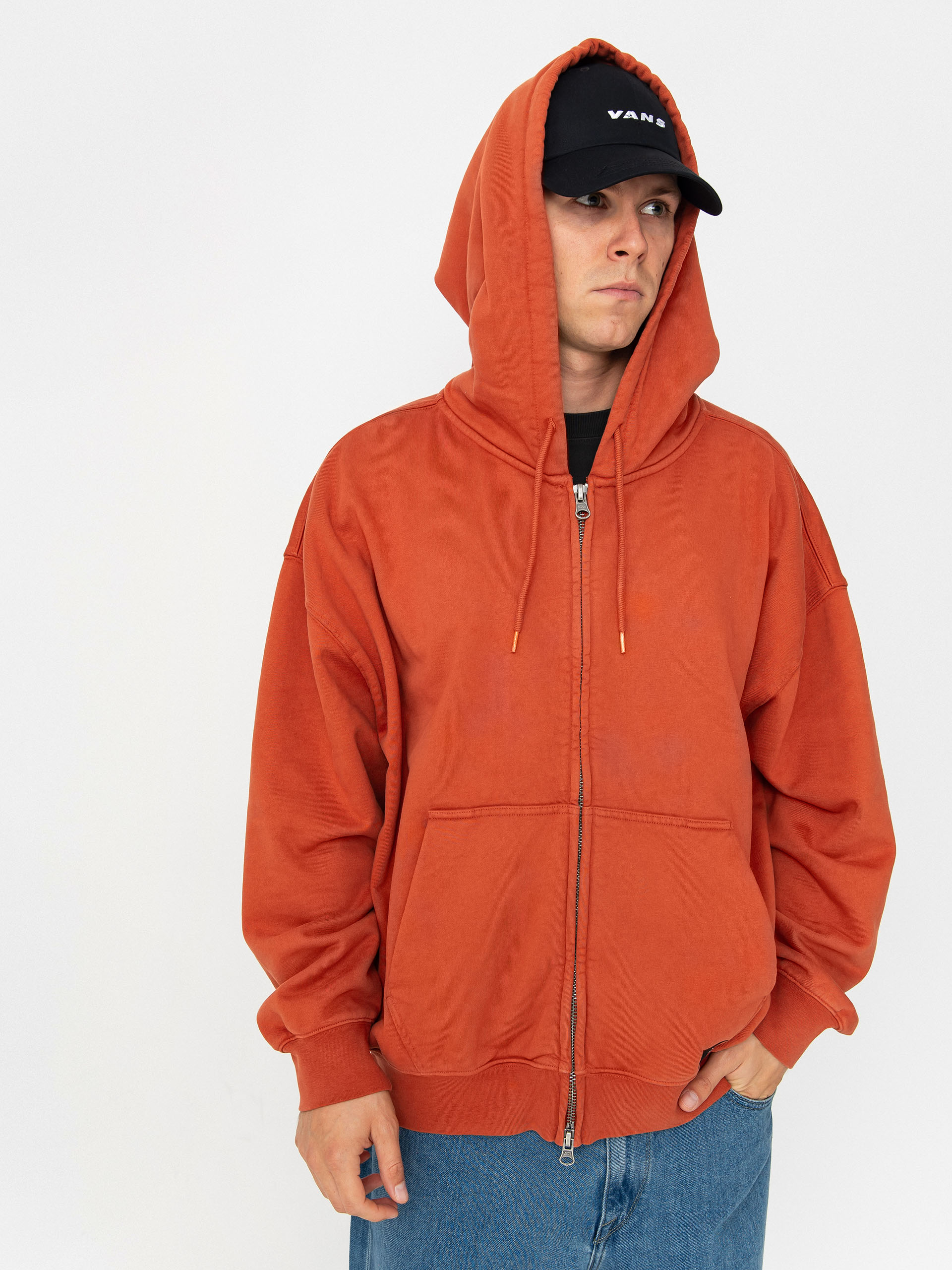 Суитшърт с качулка Vans Lx ZHD (burnt orange)