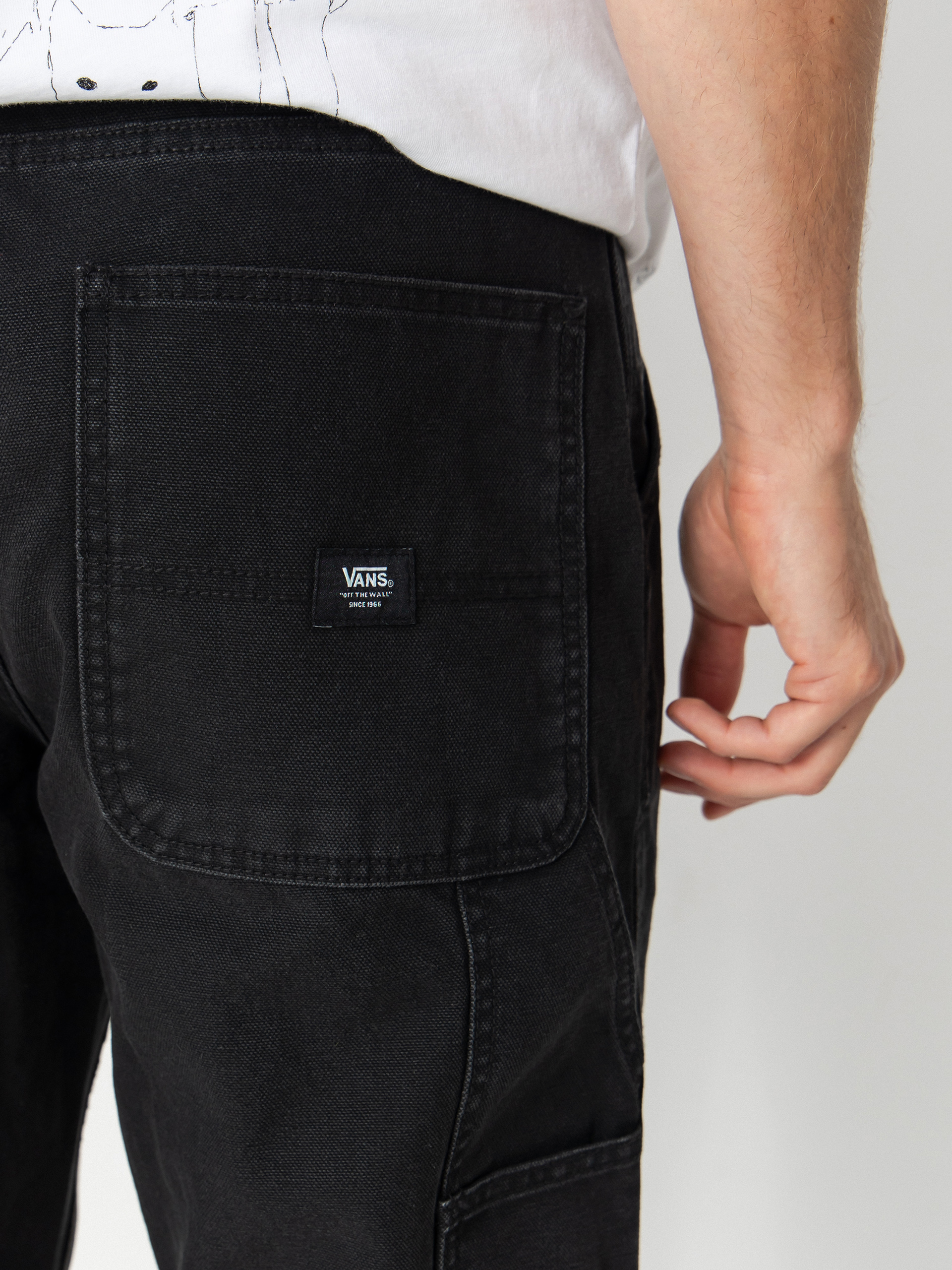 Панталони Vans Drill Chore Carpenter Loose Vintage Wash (black)