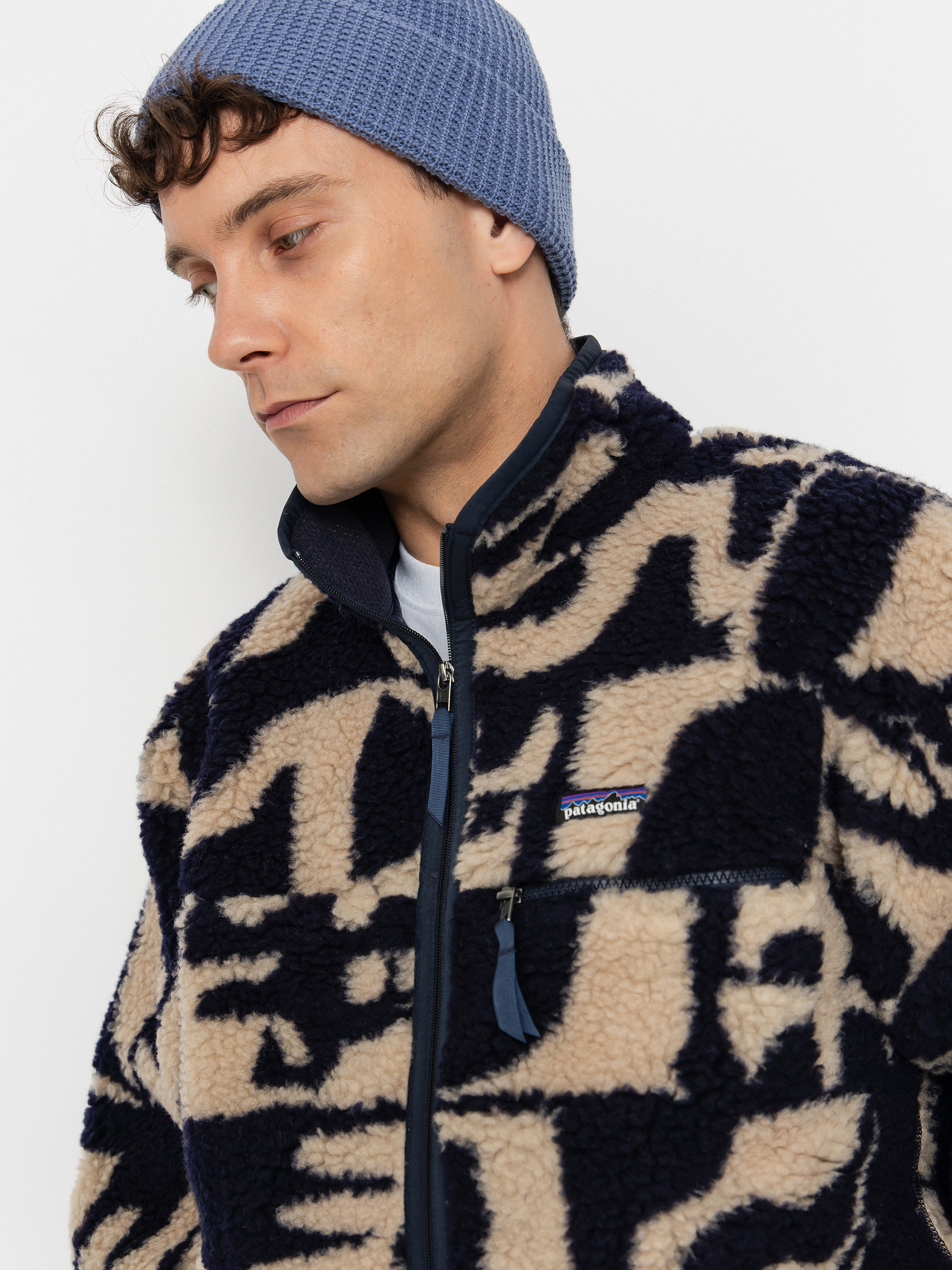 Суитшърт Patagonia Natural Blend Retro Cardigan (mother tree oar tan)