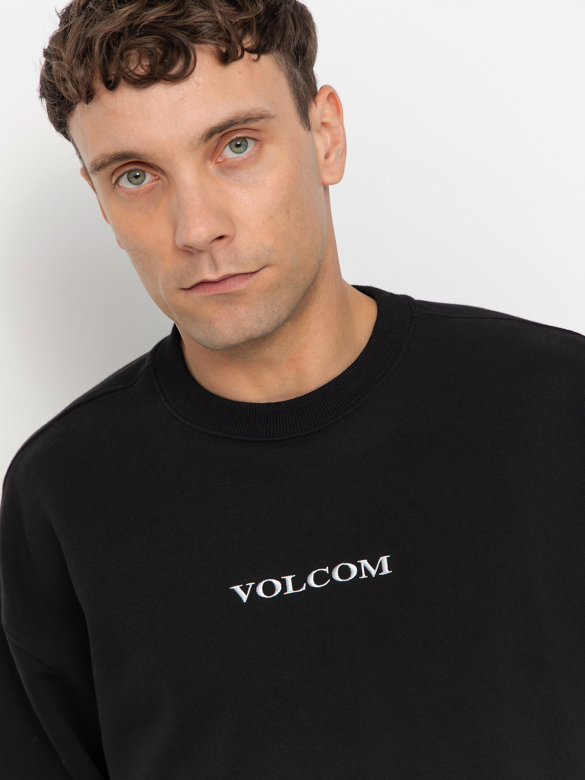 Суитшърт Volcom Volcom Stone Crew Fleece (black)