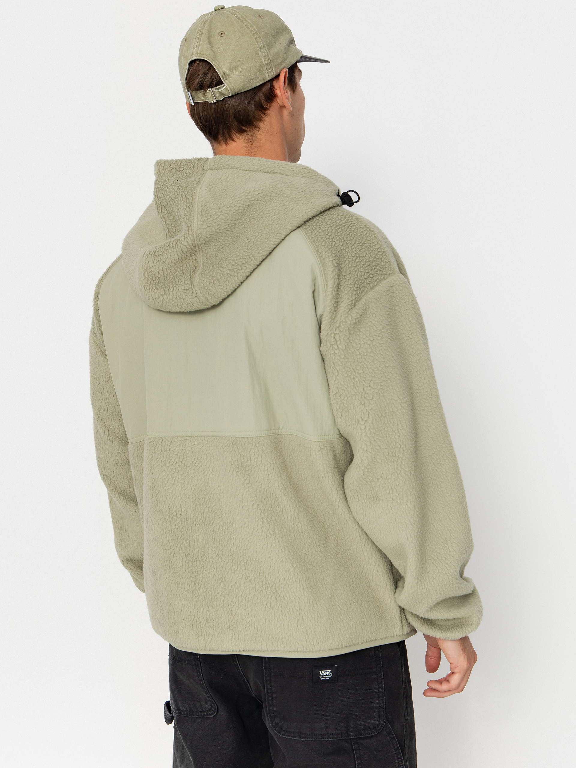 Суитшърт с качулка Volcom Nomaa Sherpa ZHD (green tea)