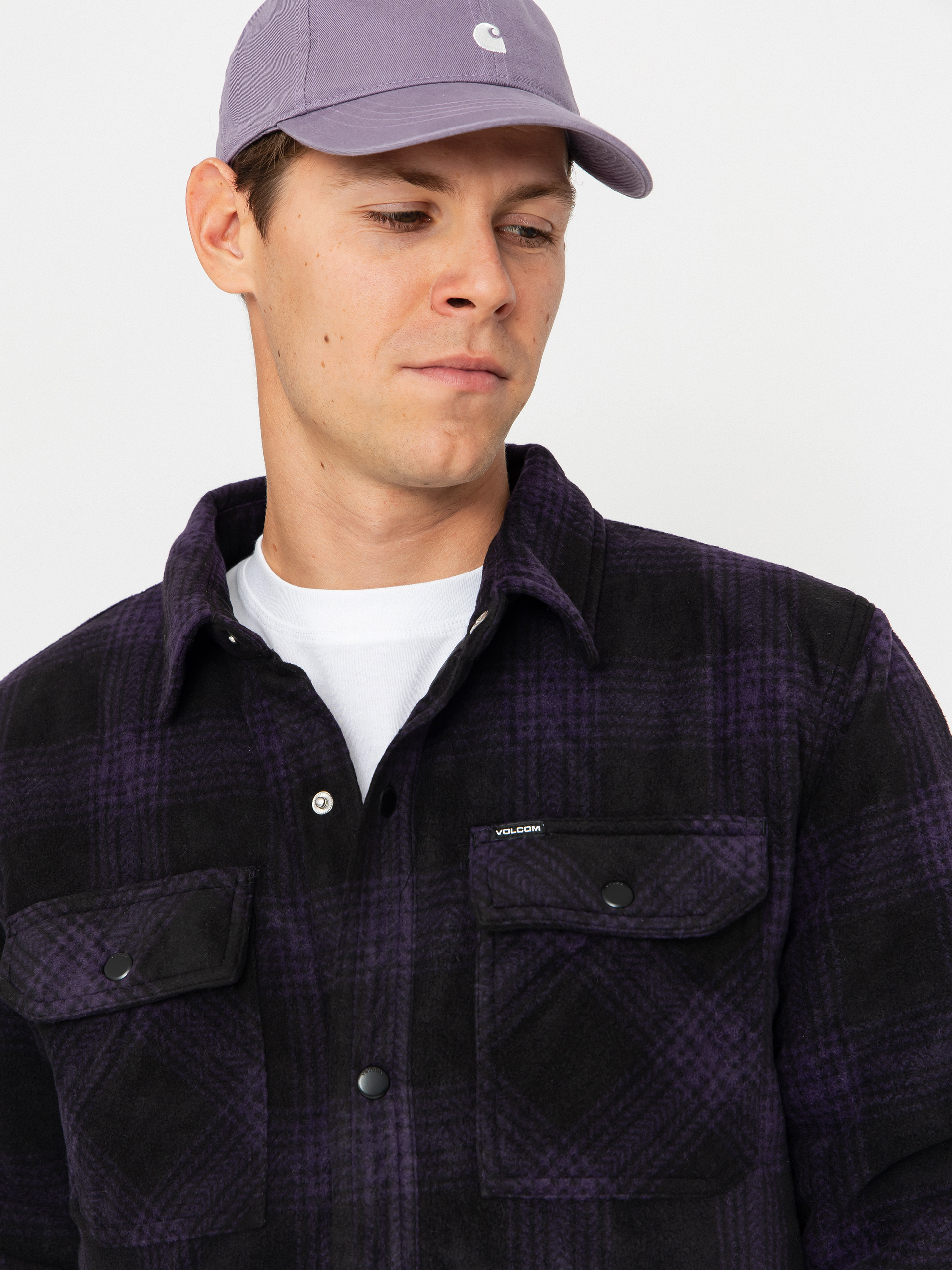 Риза Volcom Bowered Fleece (dark purple)