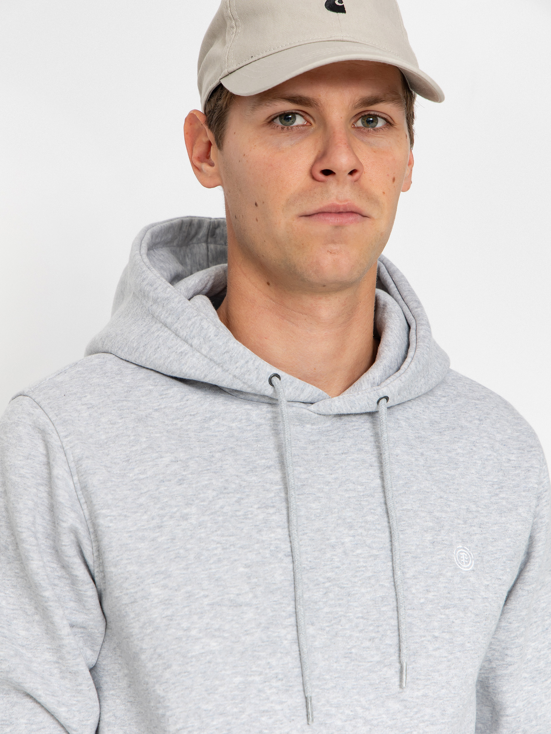 Суитшърт с качулка Element Icon Embroidery HD (mid grey heather)