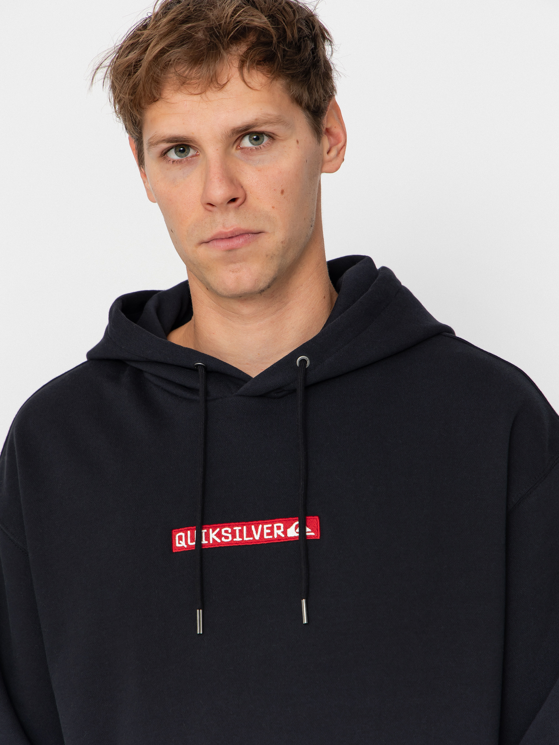 Суитшърт с качулка Quiksilver Dna HD (black)