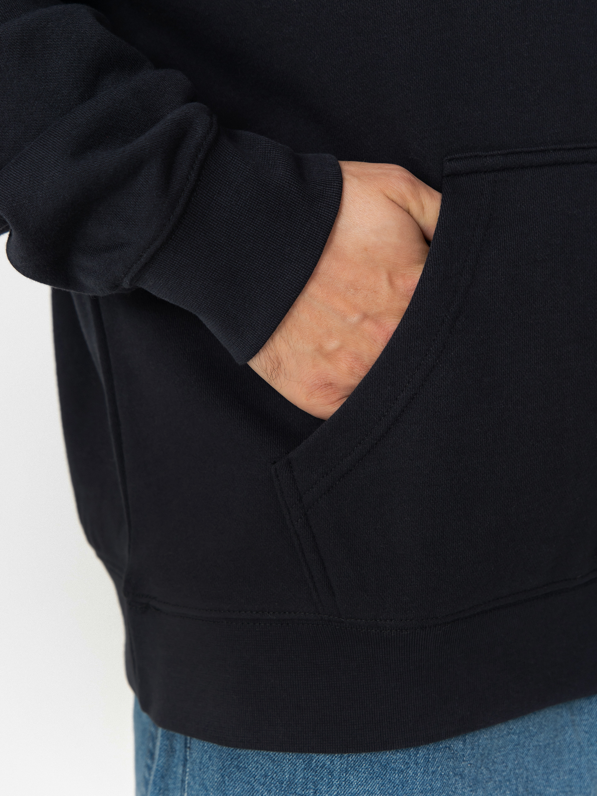 Суитшърт с качулка Quiksilver Dna HD (black)