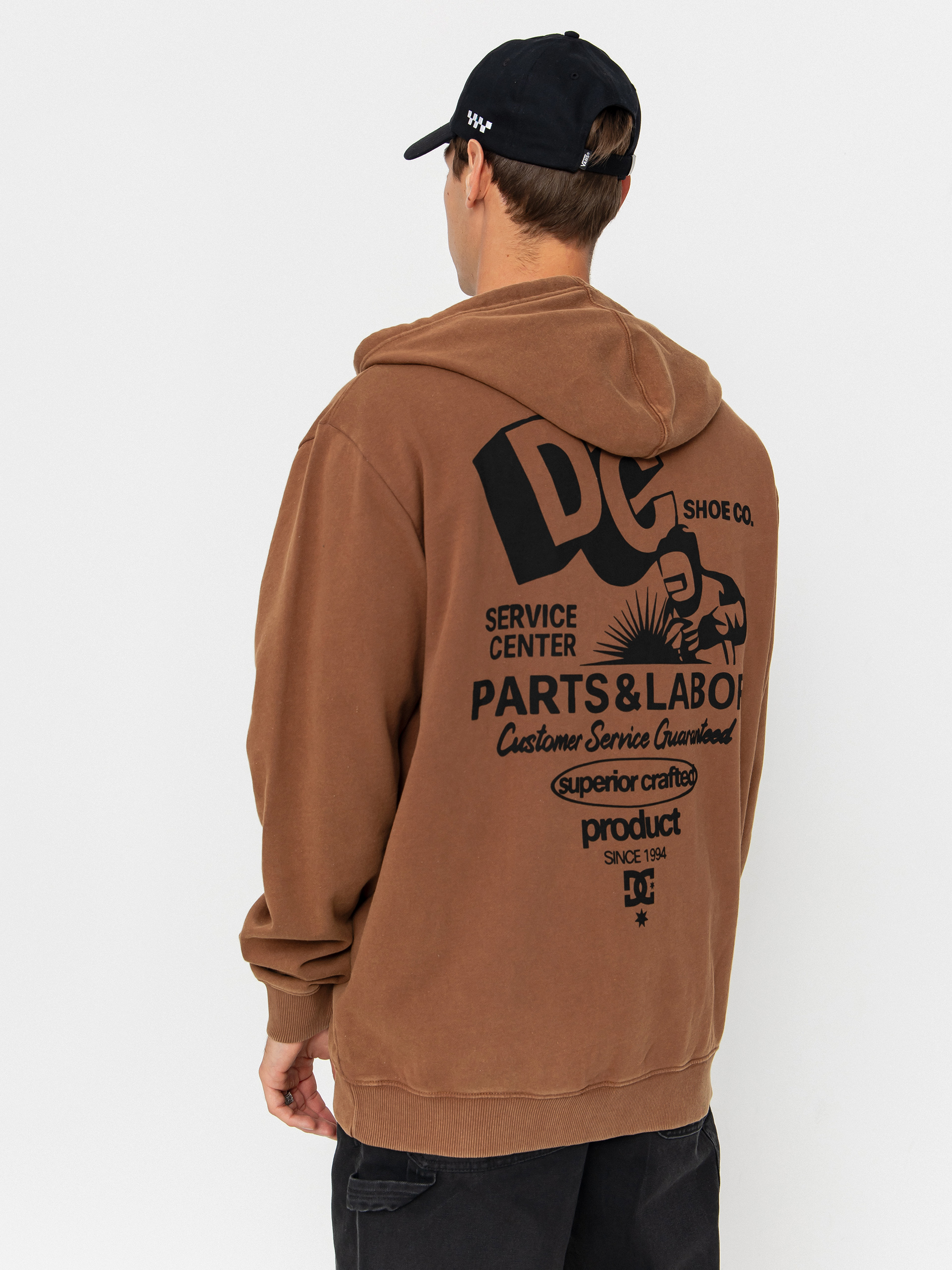 Суитшърт с качулка DC Parts Dep ZHD (toffee)