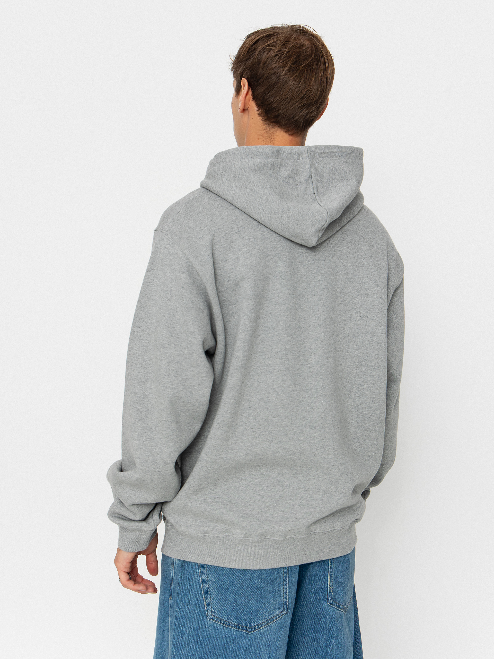 Суитшърт с качулка Polar Skate Dave Third Eye HD (heather grey)