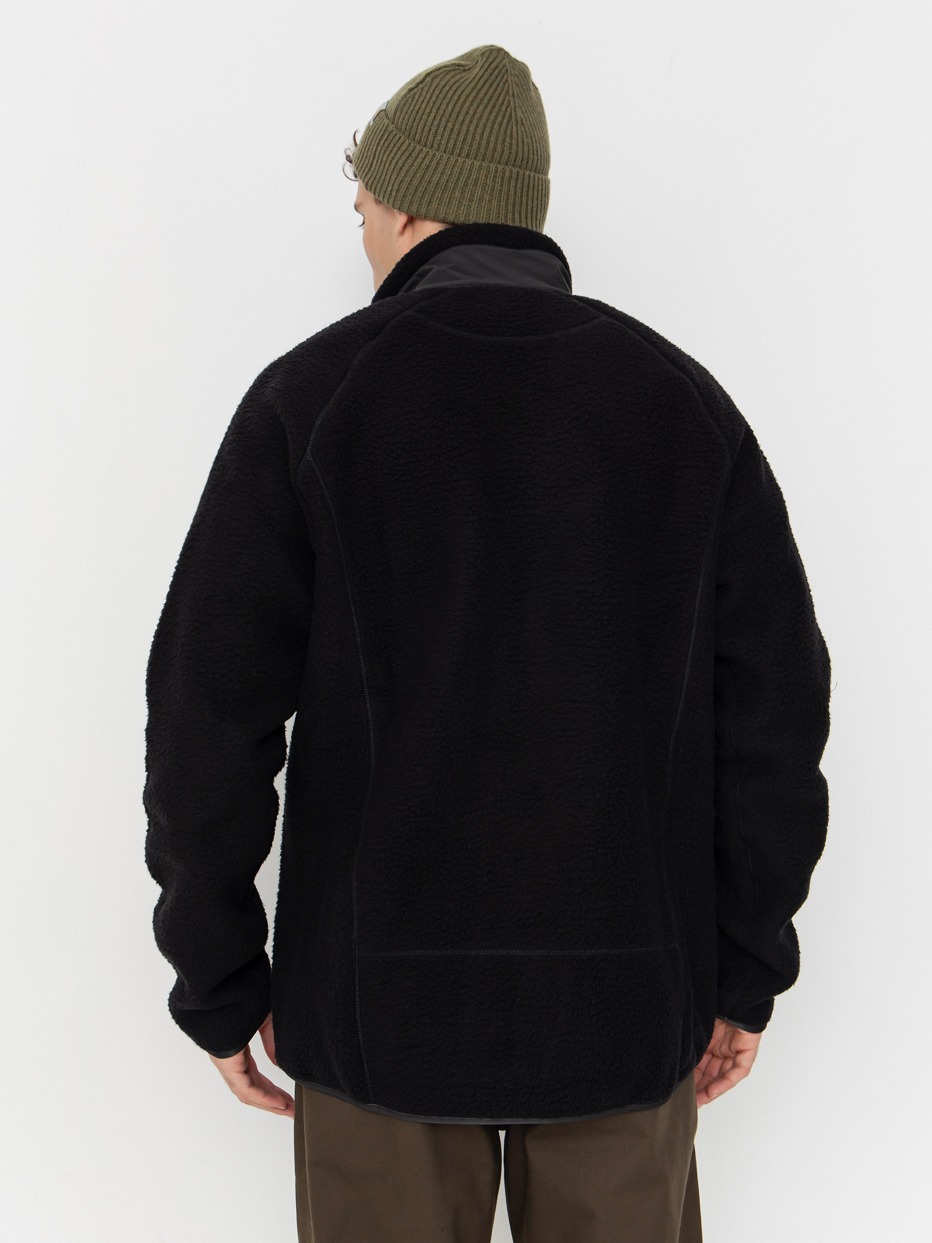 Мъжки Поларени суитшърт Helly Hansen Panorama Pile Block (black)