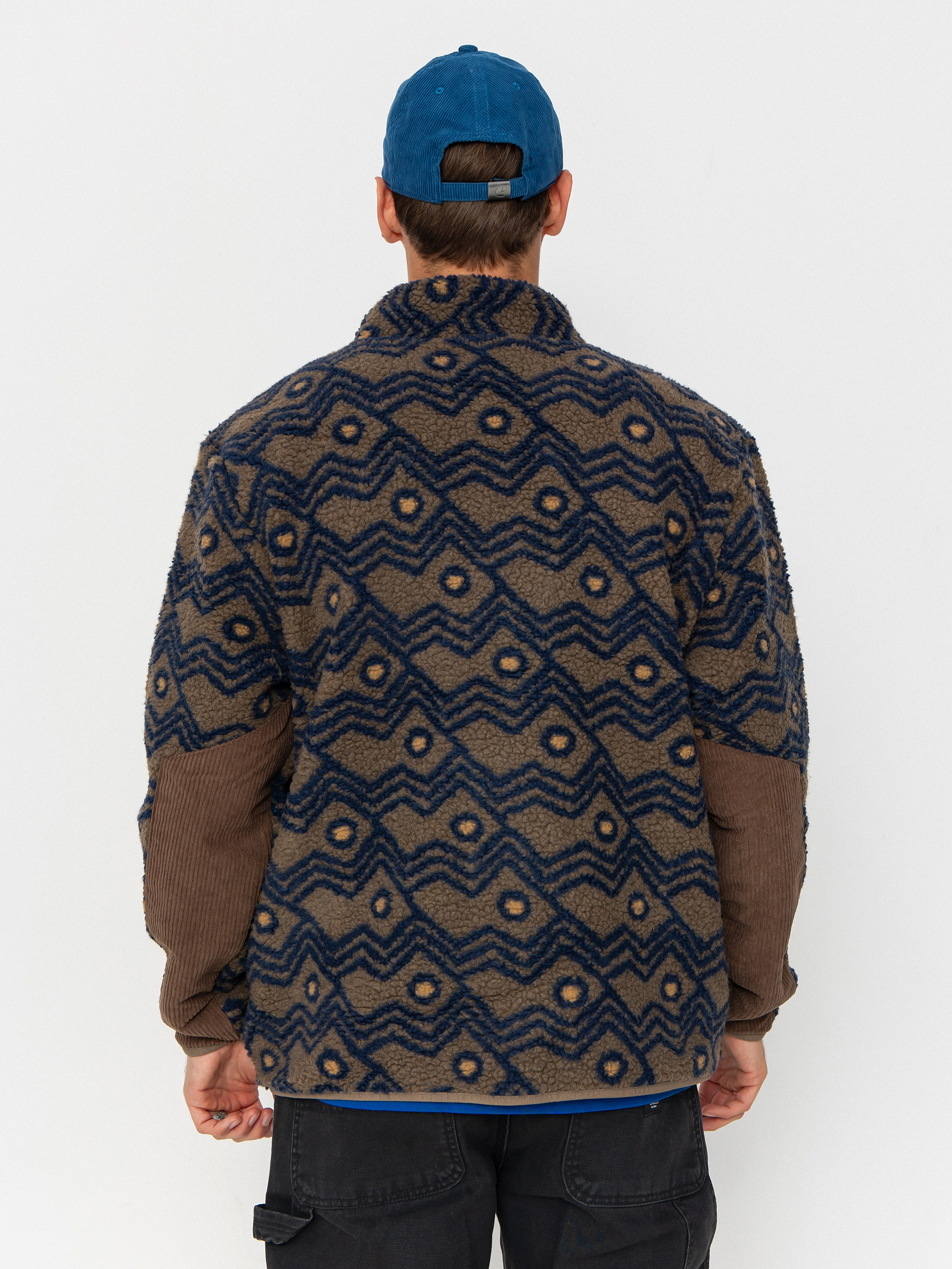 Мъжки Поларени суитшърт Kavu Wayside (walnut mountain)