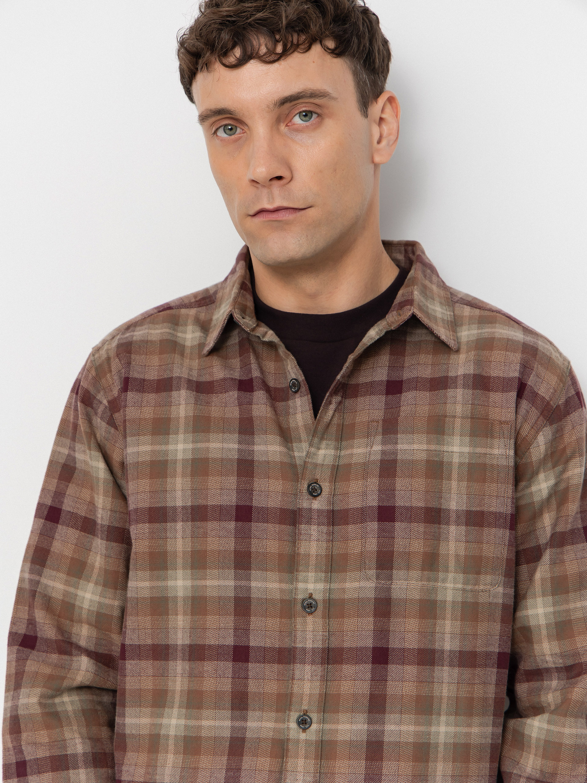 Риза Royal Robbins Lieback Organic Cotton Flannel (dusty olive dipsea pld)