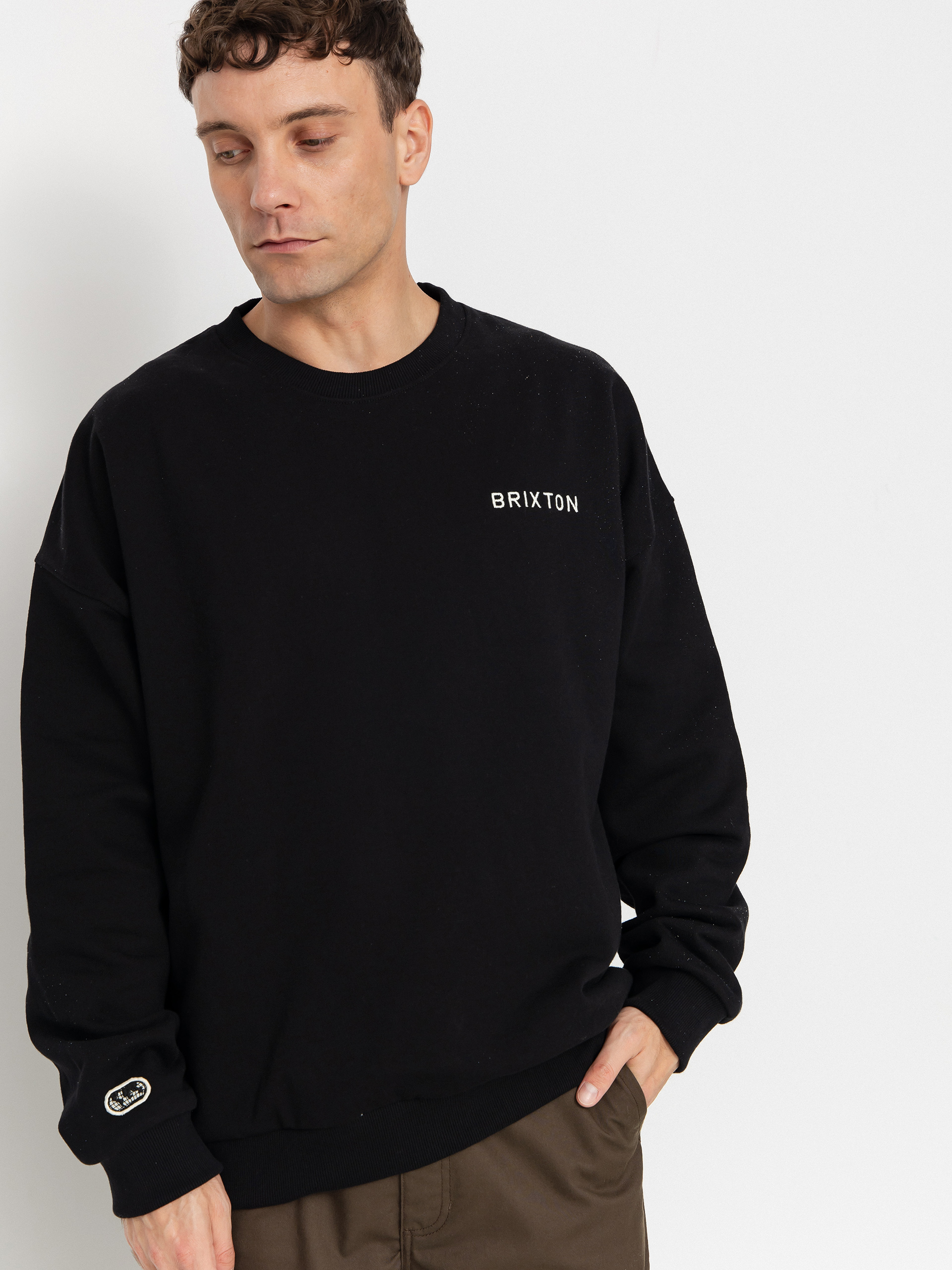 Суитшърт Brixton Embroidered Heavy Weight
